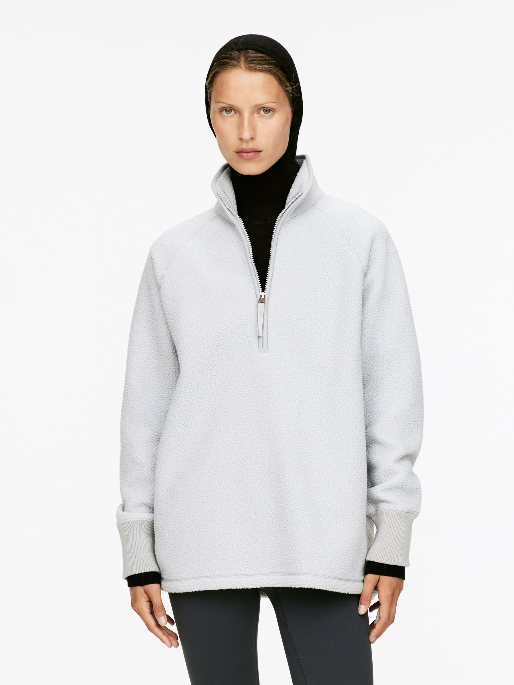 Fleece Jacket-#B9BABC-16710