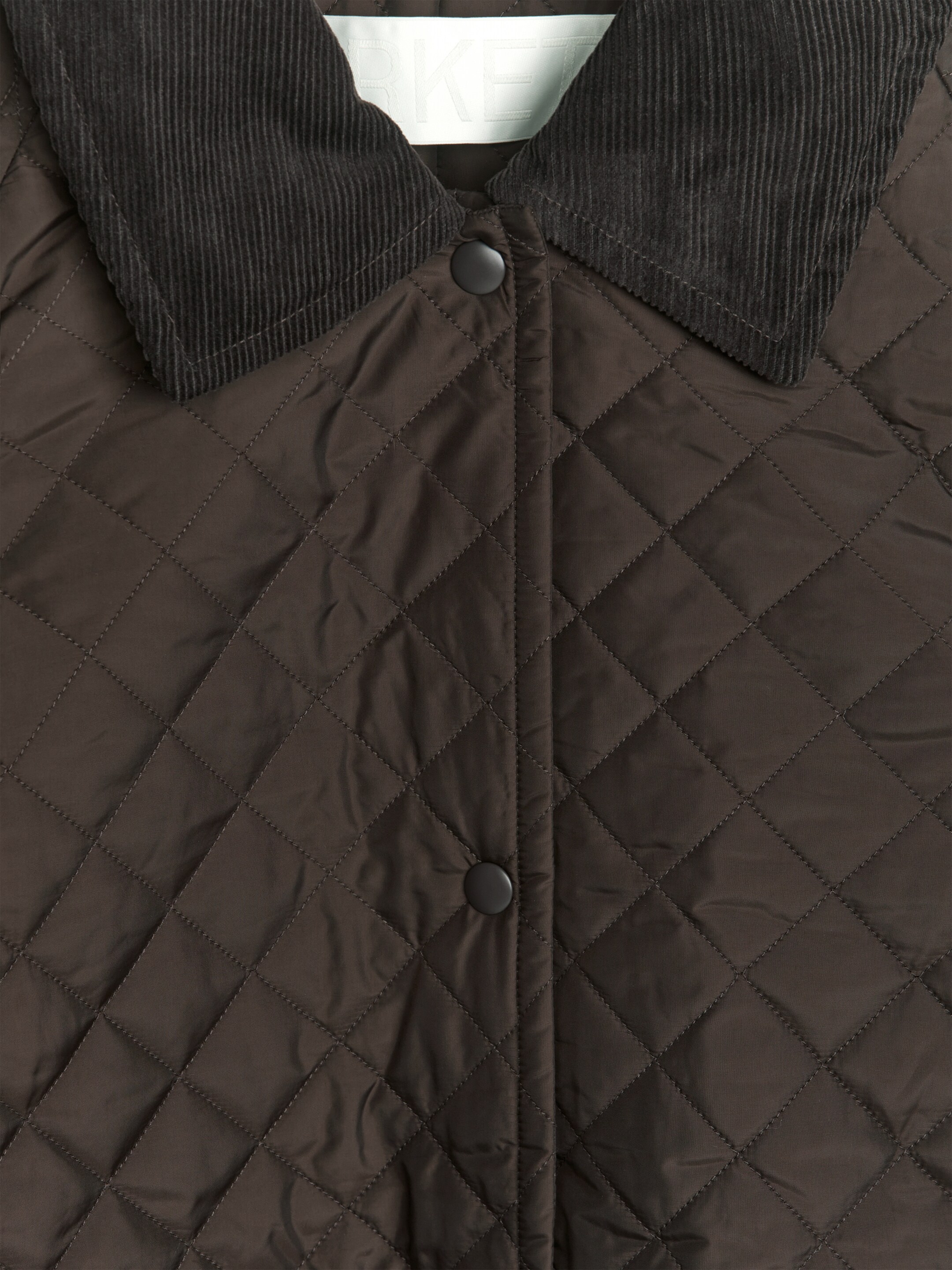 View larger image: Quilted Jacket - Dark Brown - Ladies | H&M GB 3