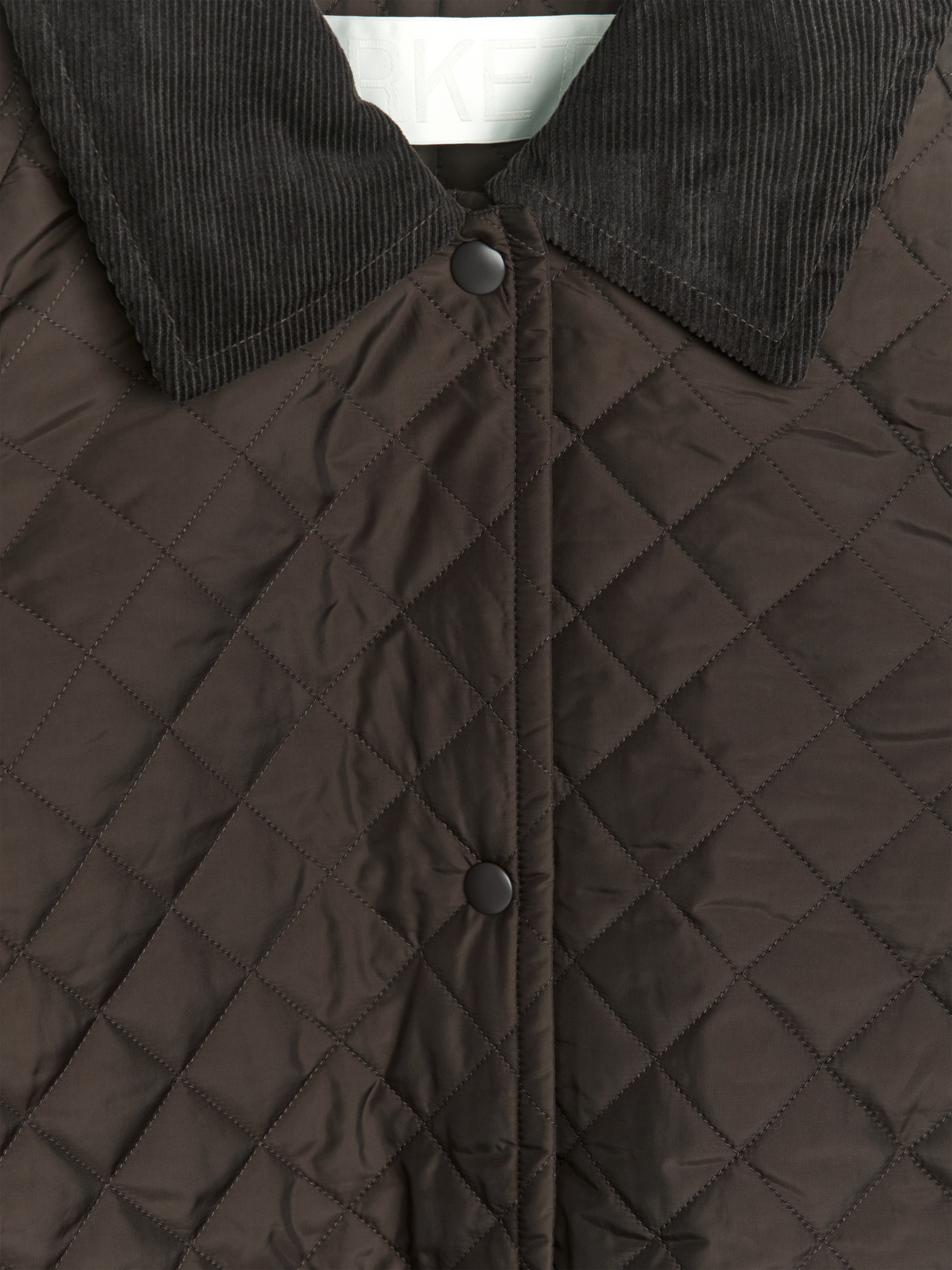 Ingrandisci l'immagine: Quilted Jacket - Dark Brown - DONNA | H&M CH 3