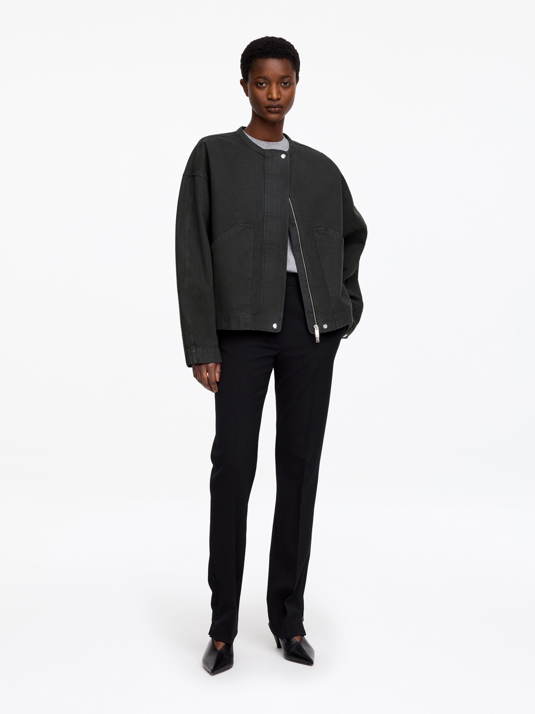 Veste en coton-#333538-18259