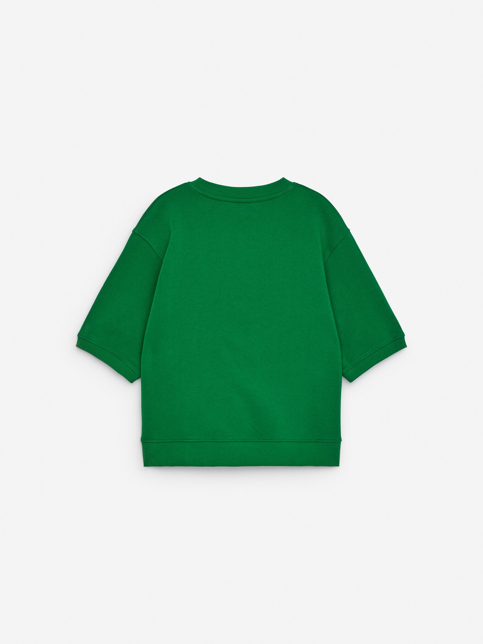Short-Sleeve Sweatshirt - Green - 2