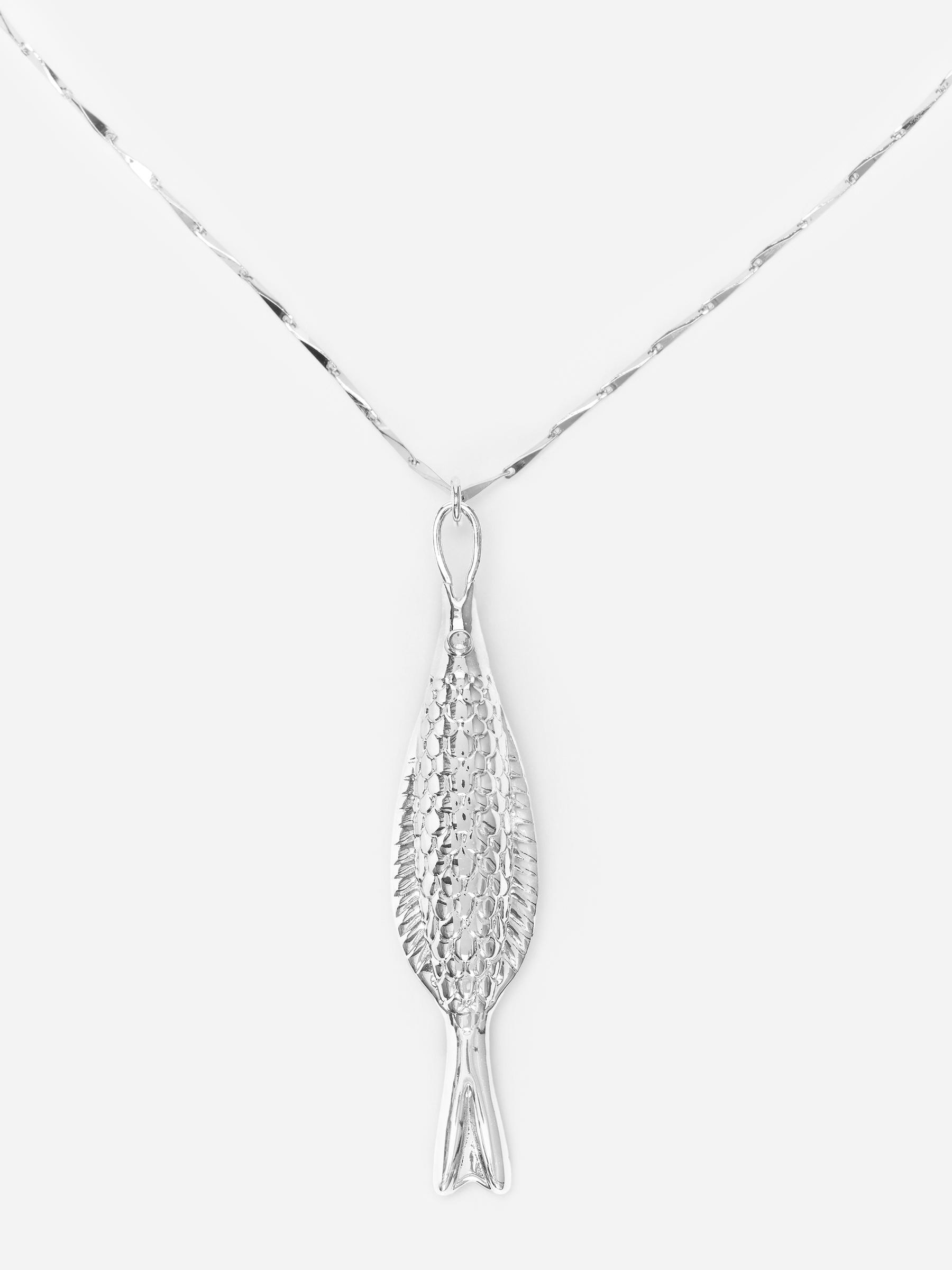 Halskette mit Fischanhänger - Silber - Damen - StillMedia/DescriptiveDetail - 1
