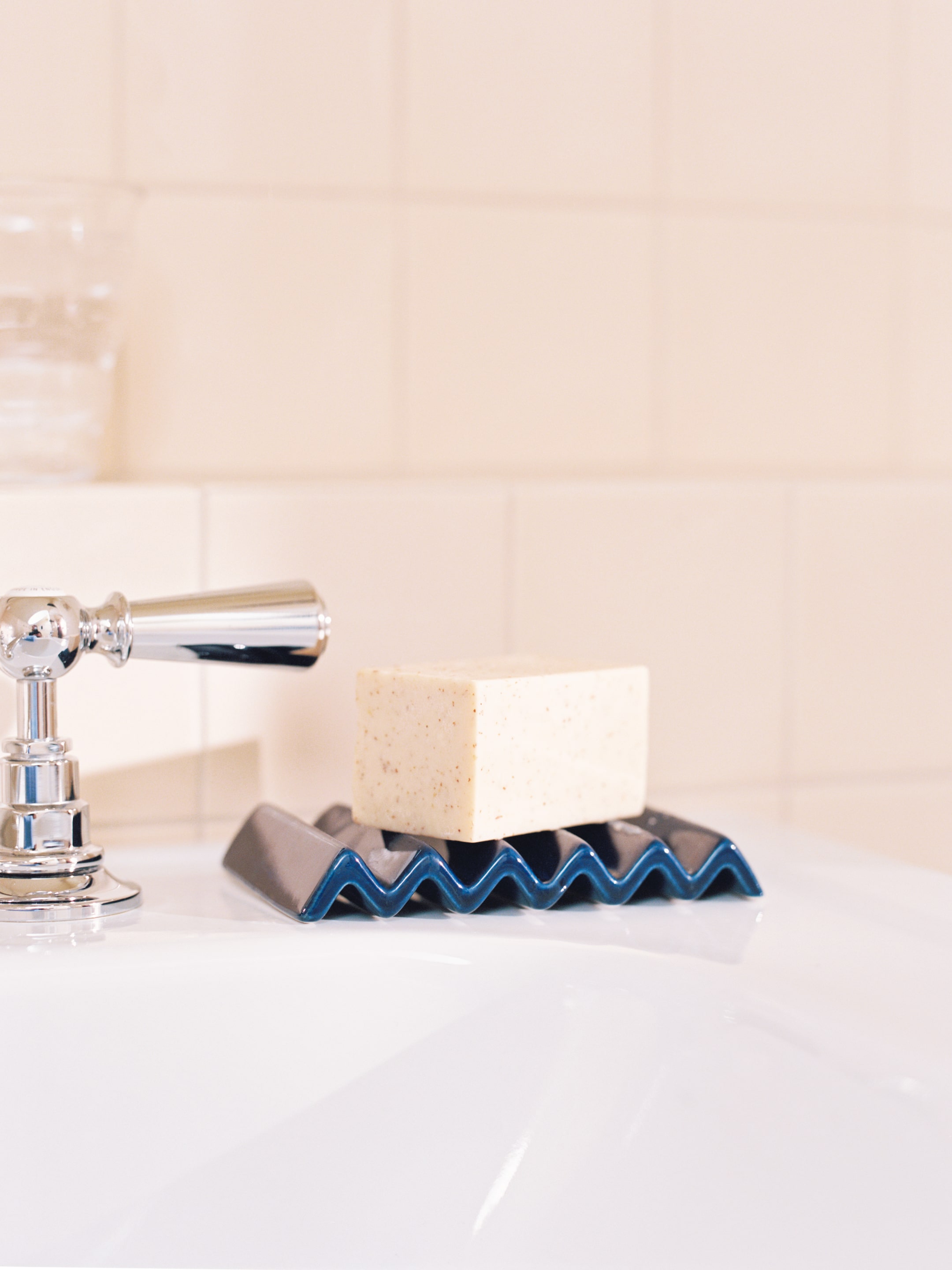 Stoneware Soap Dish - Blue - Homeware - StillMedia/Environmental - 1
