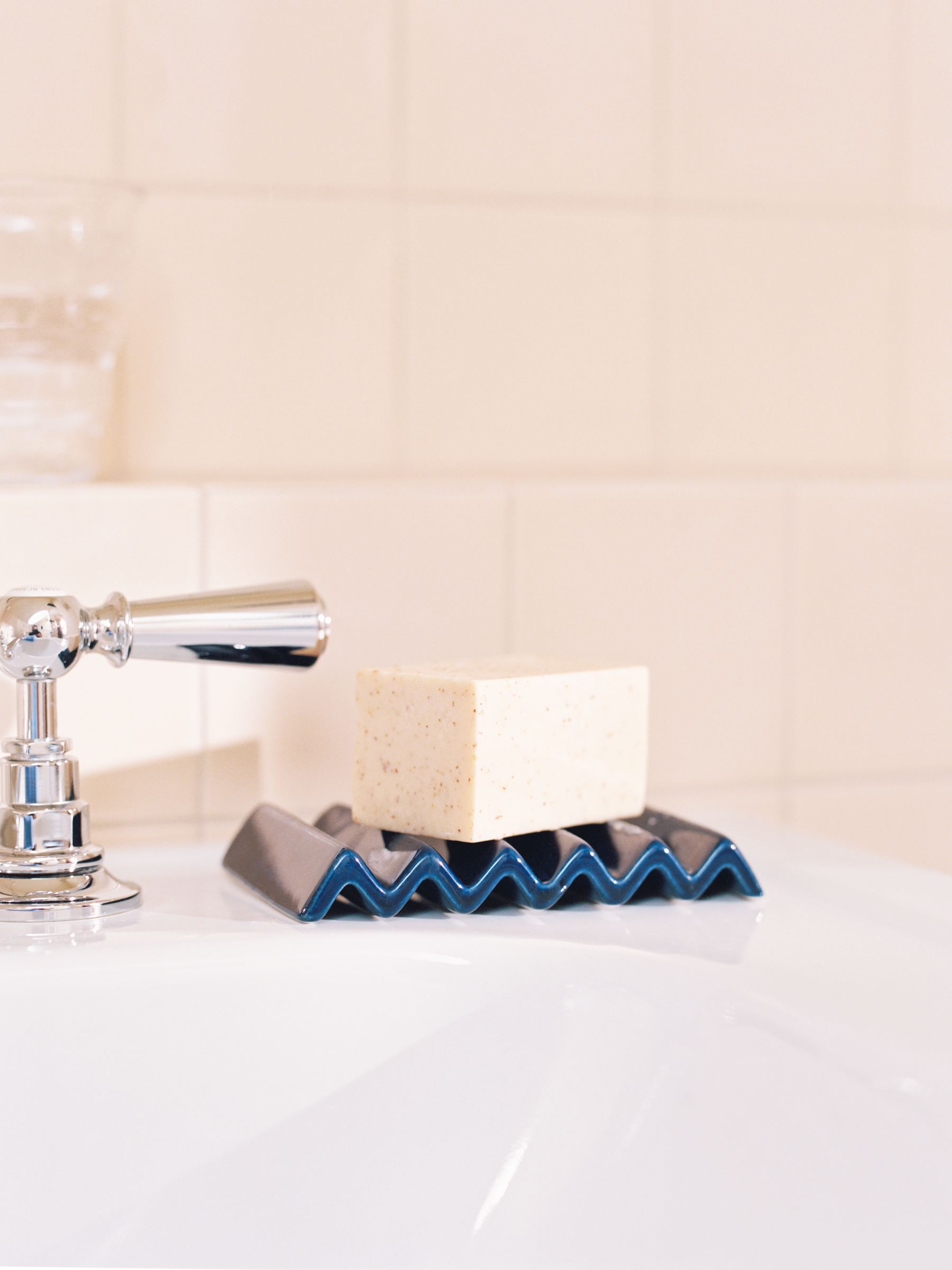 Stoneware Soap Dish - Blue - Homeware - StillMedia/Environmental - 1