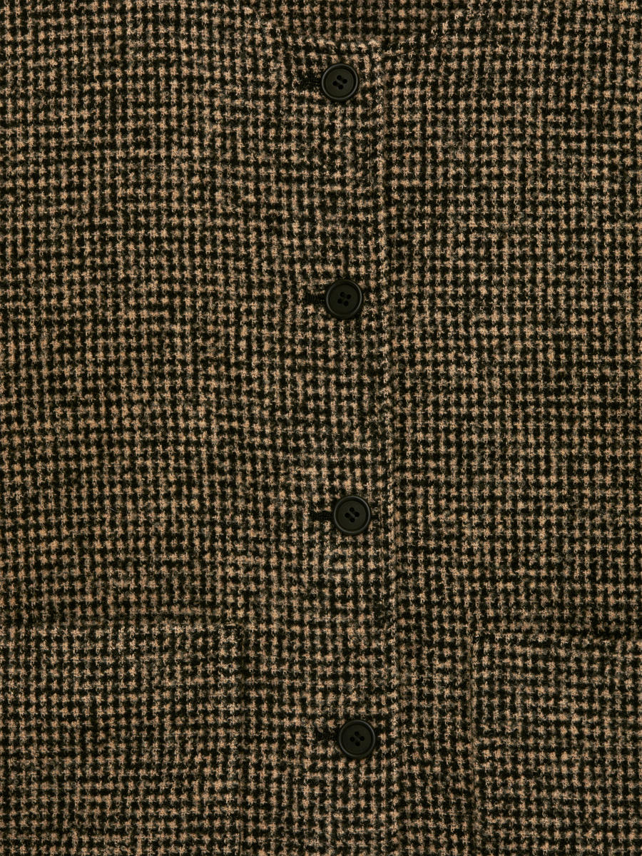 Veste doudoune Antigony en laine mélangée en marron – Moncler