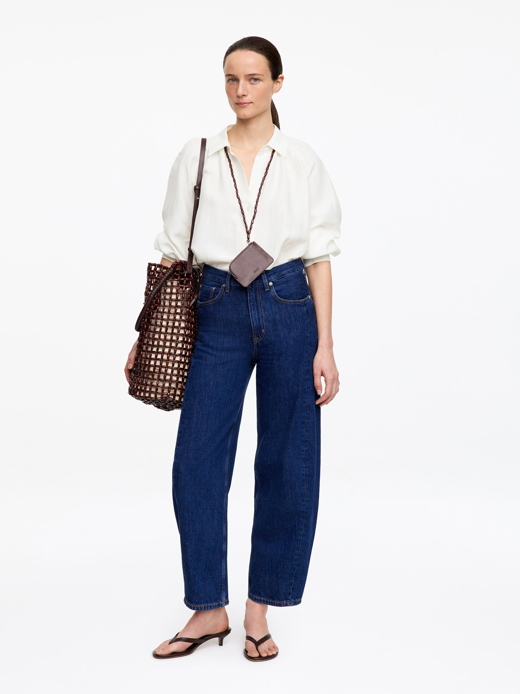 Viscose-Linen Shirt - White - Regular fit - Women - StillMedia/Lookbook - 4