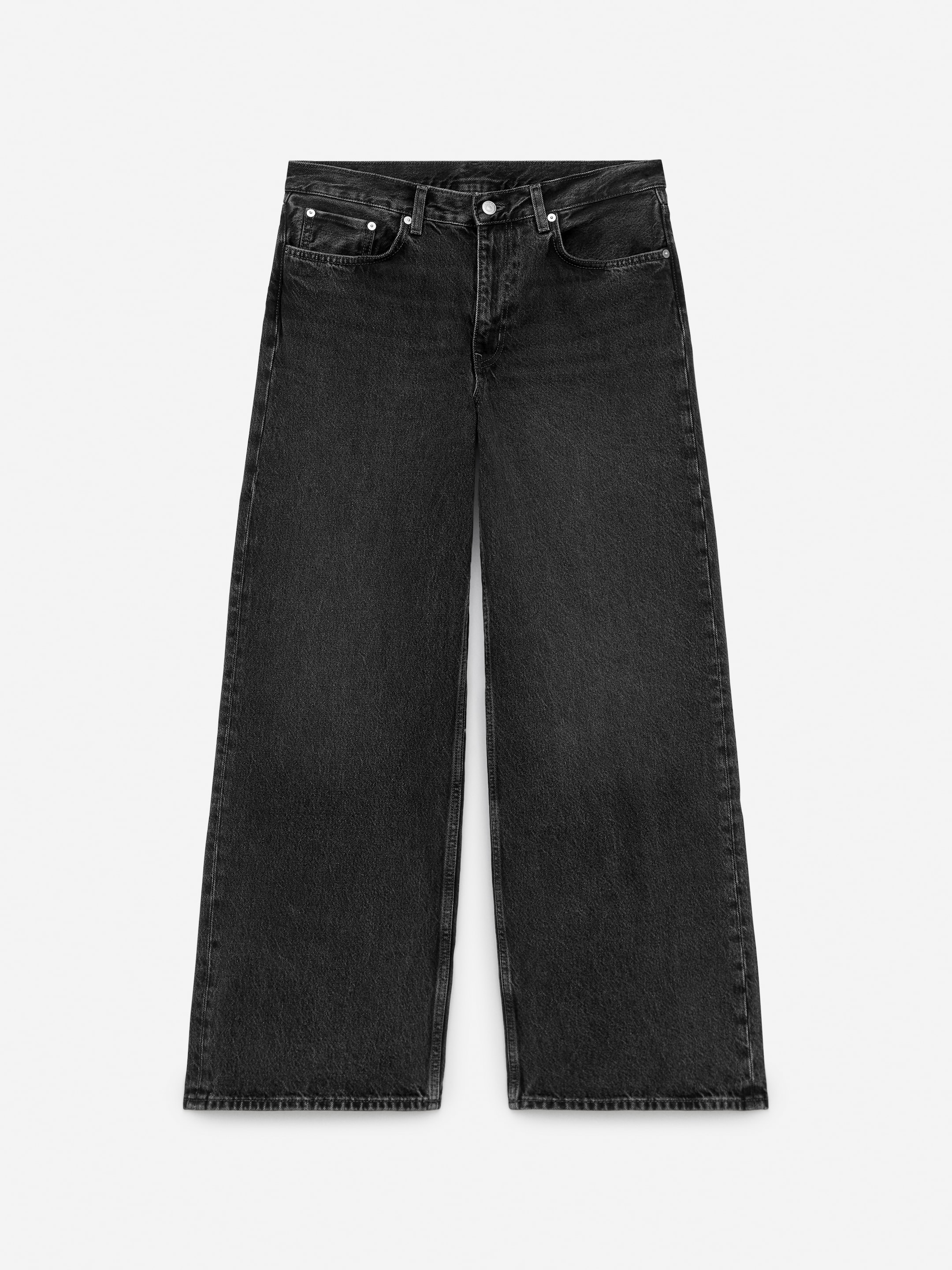 Zobrazit větší obrázek: CLOUD volné široké džíny - Dark Grey - ŽENY | H&M CZ 1