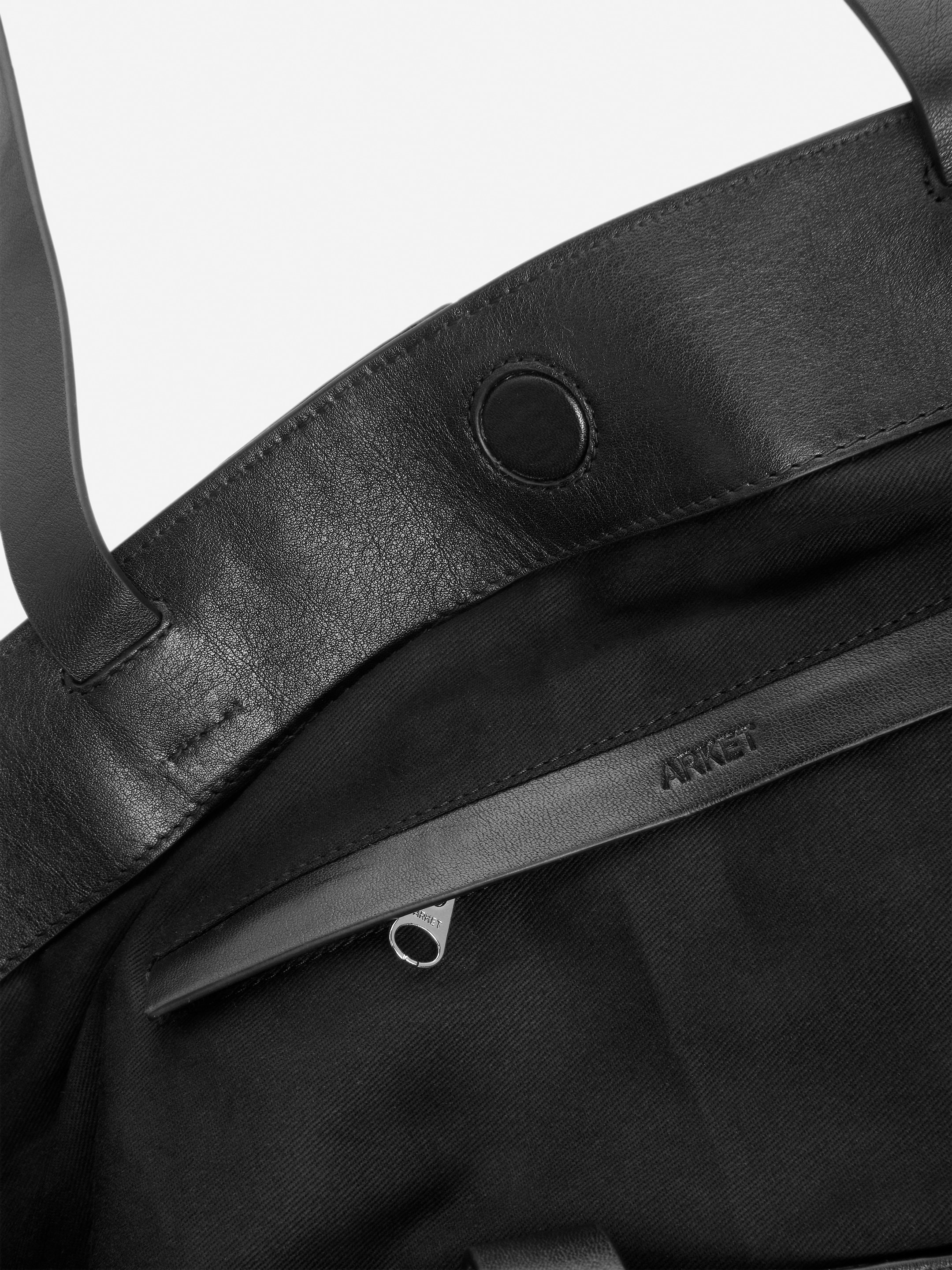 Sac fourre-tout en cuir - Noir - Femme - StillMedia/DescriptiveDetail - 1