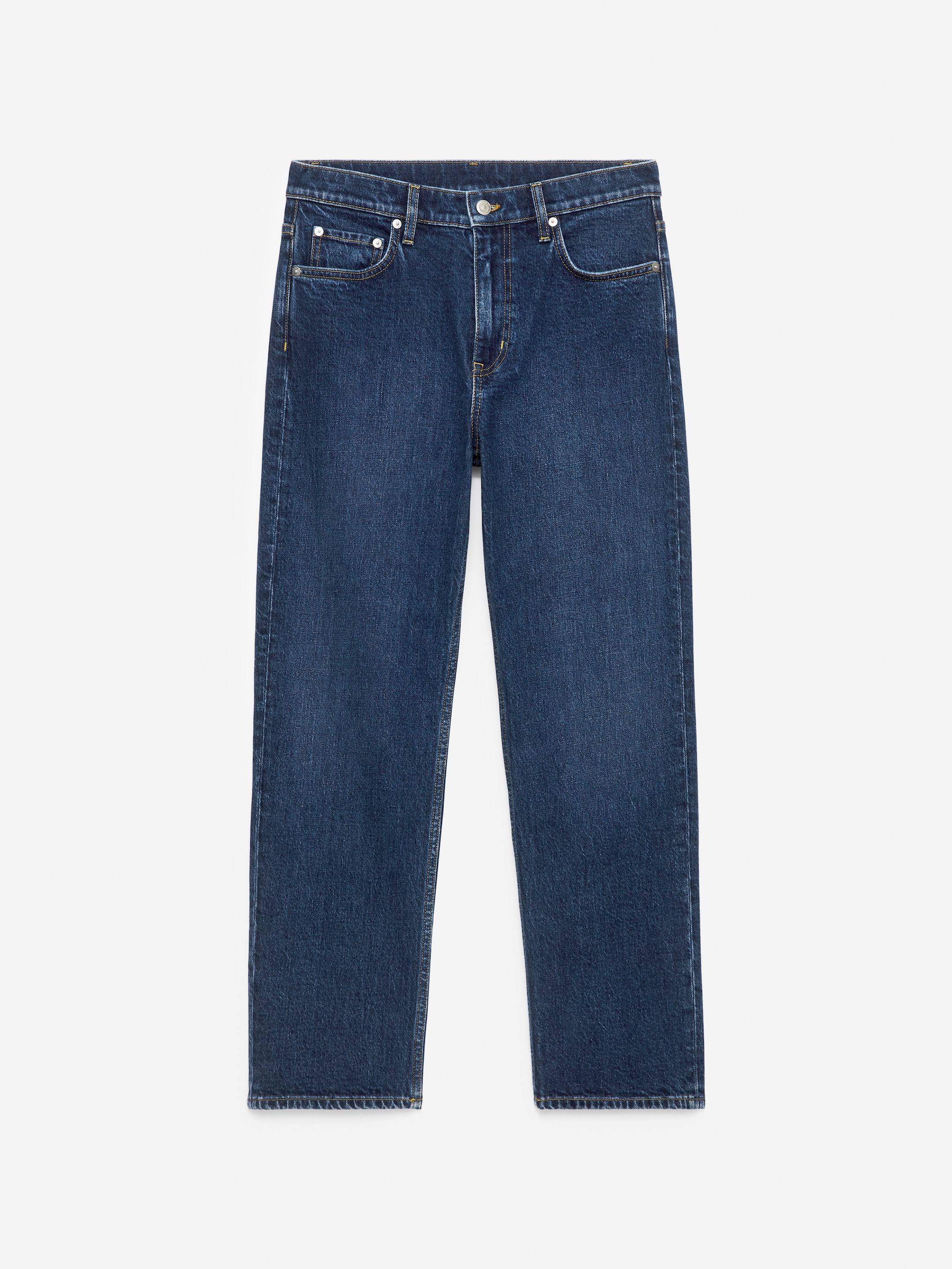 Visa större bild: JADE CROPPED smala jeans - Mörk vintageblå - DAM | H&M SE 1