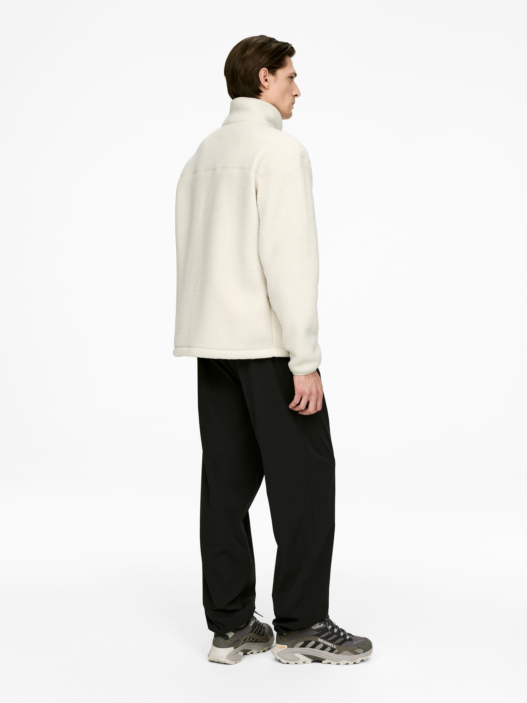 Fleece Jacket - Off White - Regular fit - Men - StillMedia/Lookbook - 5