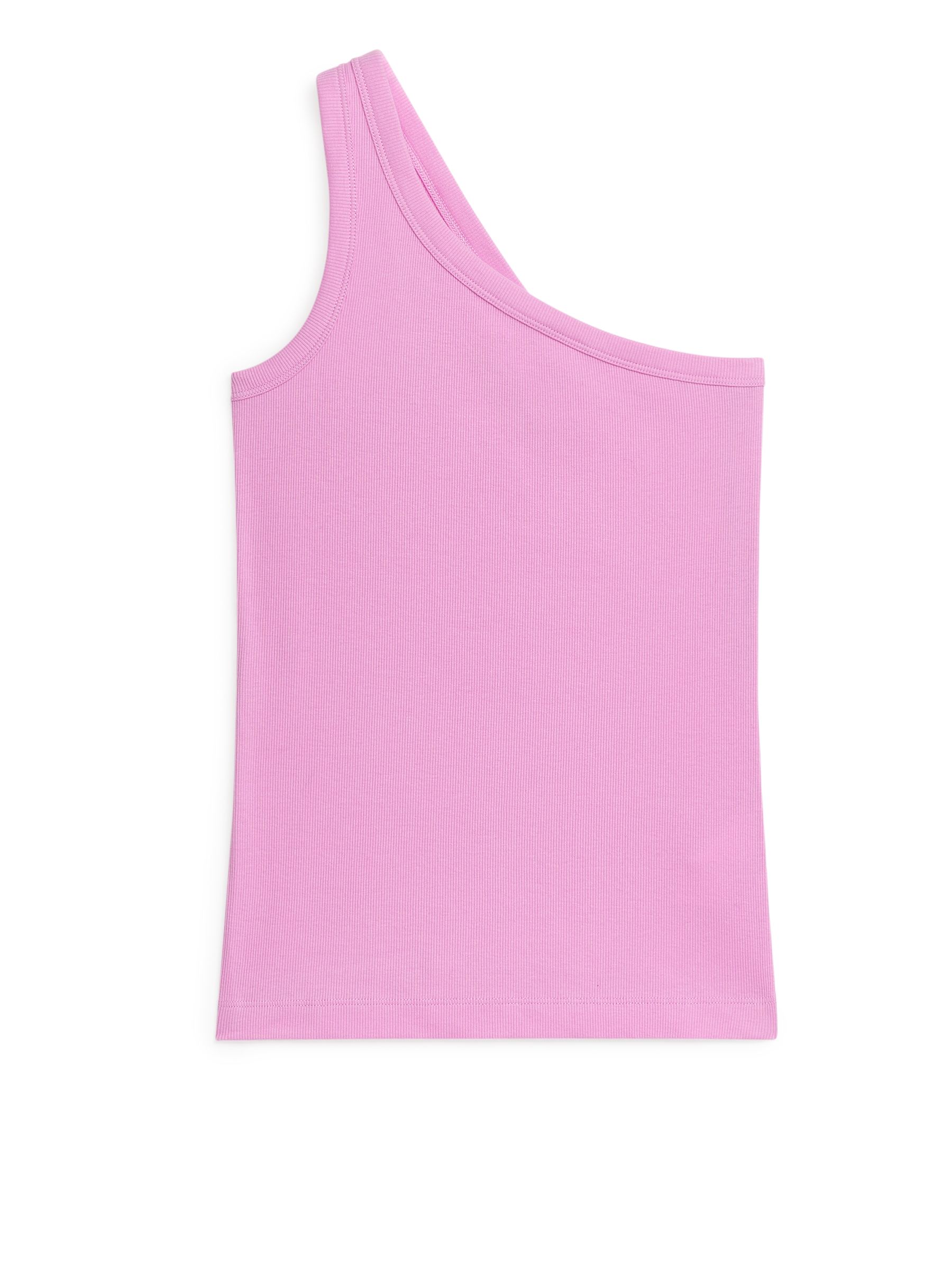 One-Shoulder-Oberteil - Rosa - Slim Fit - Damen - StillMedia/DescriptiveStillLife - 1