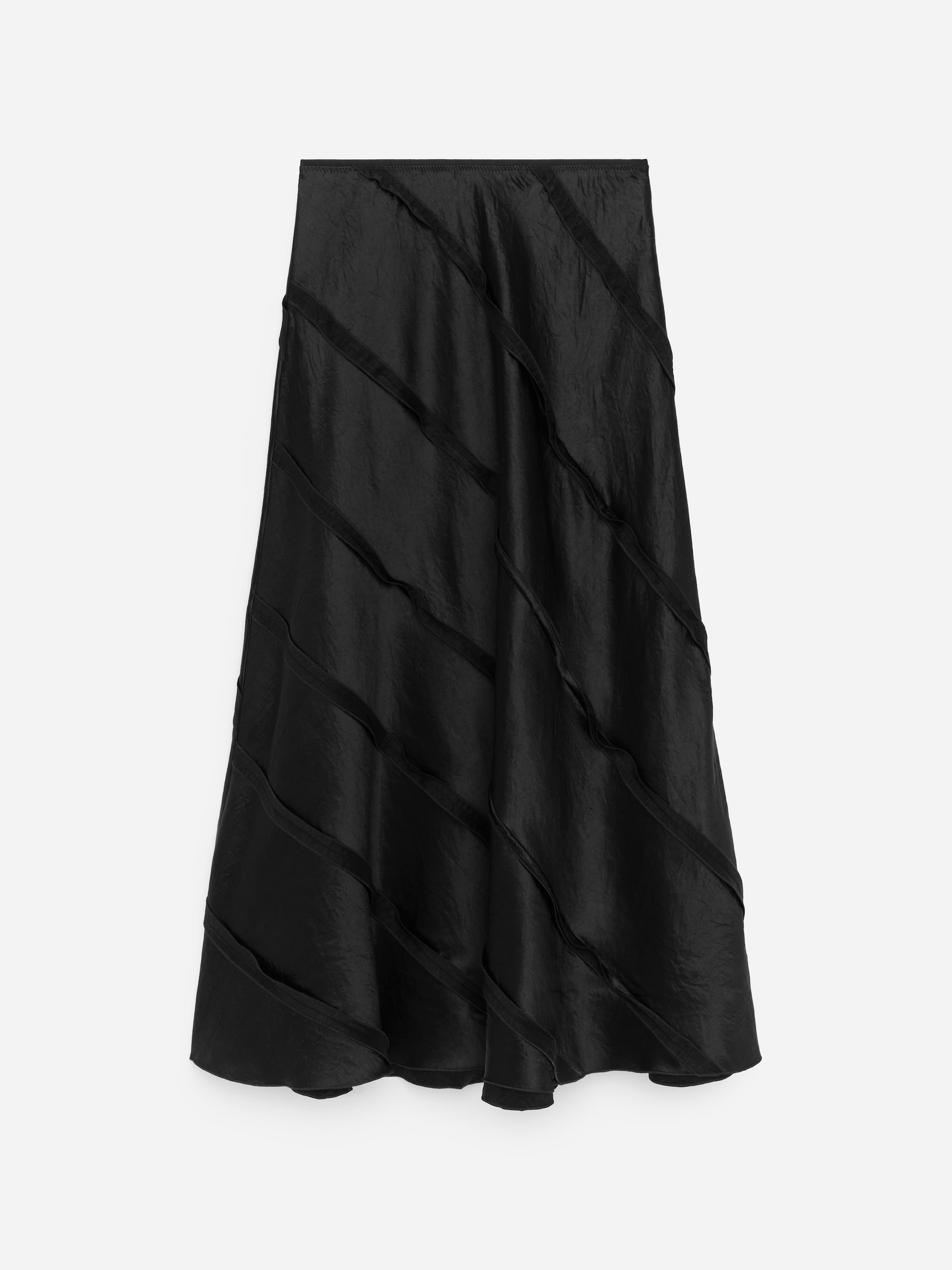 Fluid Skirt - Black - Regular fit - Women - StillMedia/DescriptiveStillLife - 2
