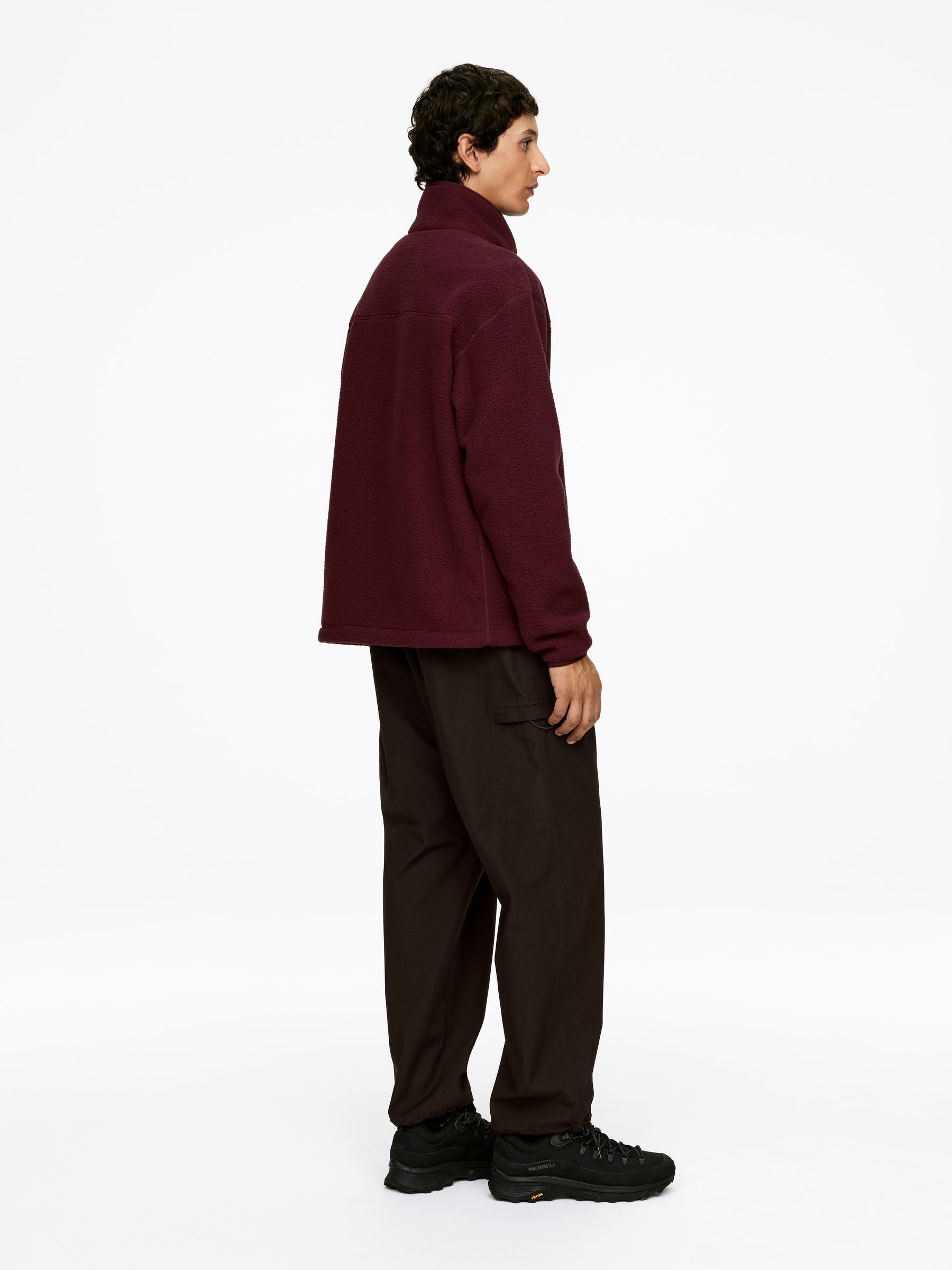 Fleece Jacket - Dark Red - Regular fit - Men - StillMedia/Lookbook - 7