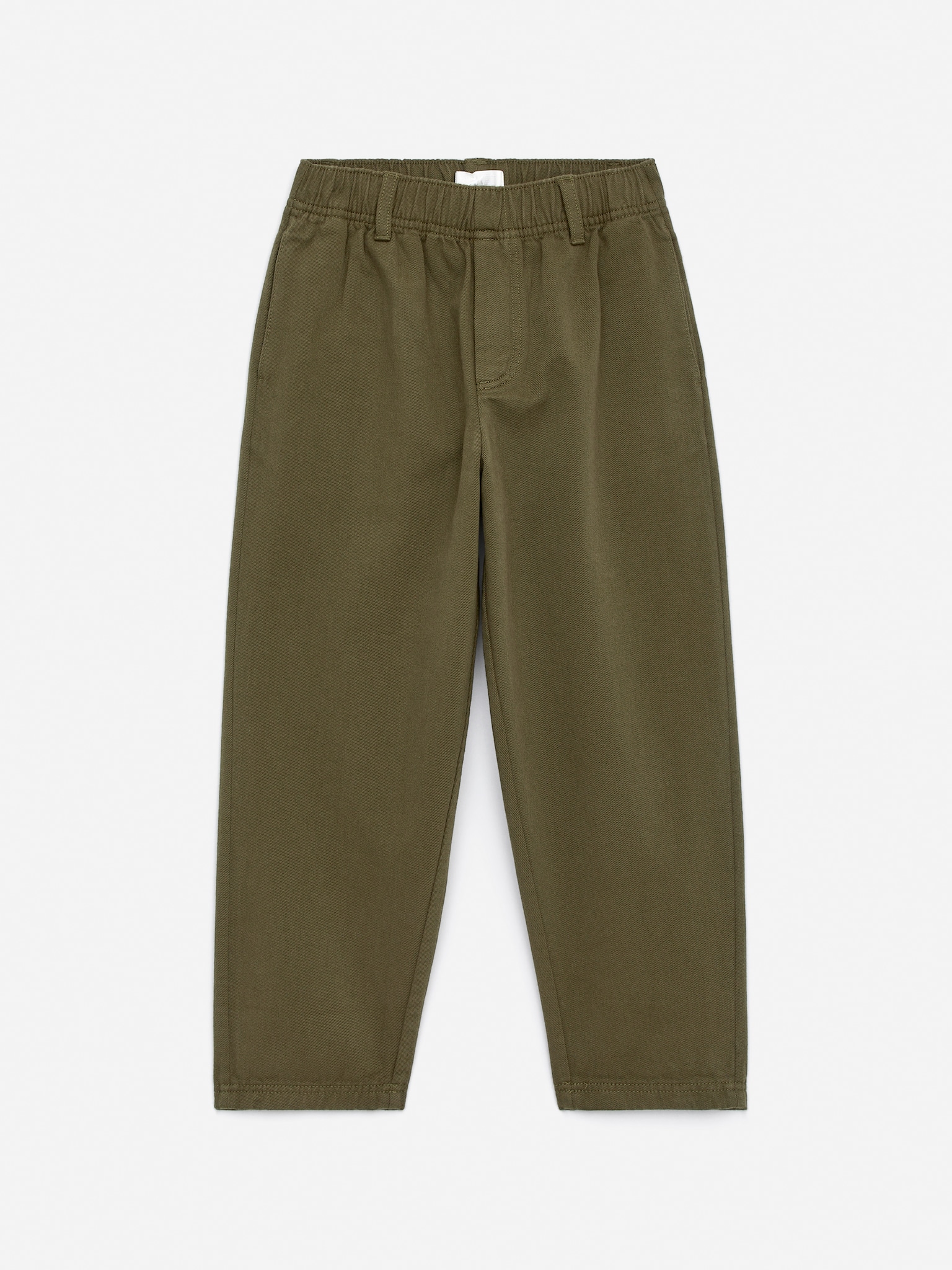 Tapered Cotton Chinos - Khaki/Dark Blue