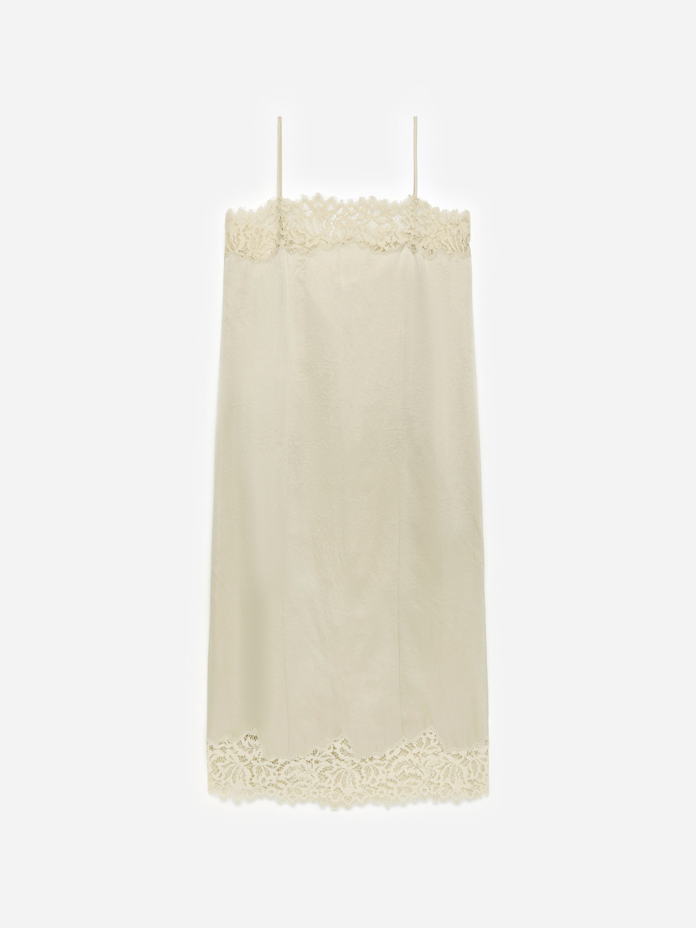 Lace-Detail Strap Dress - Light Beige - Regular fit - Women - StillMedia/DescriptiveStillLife - 4