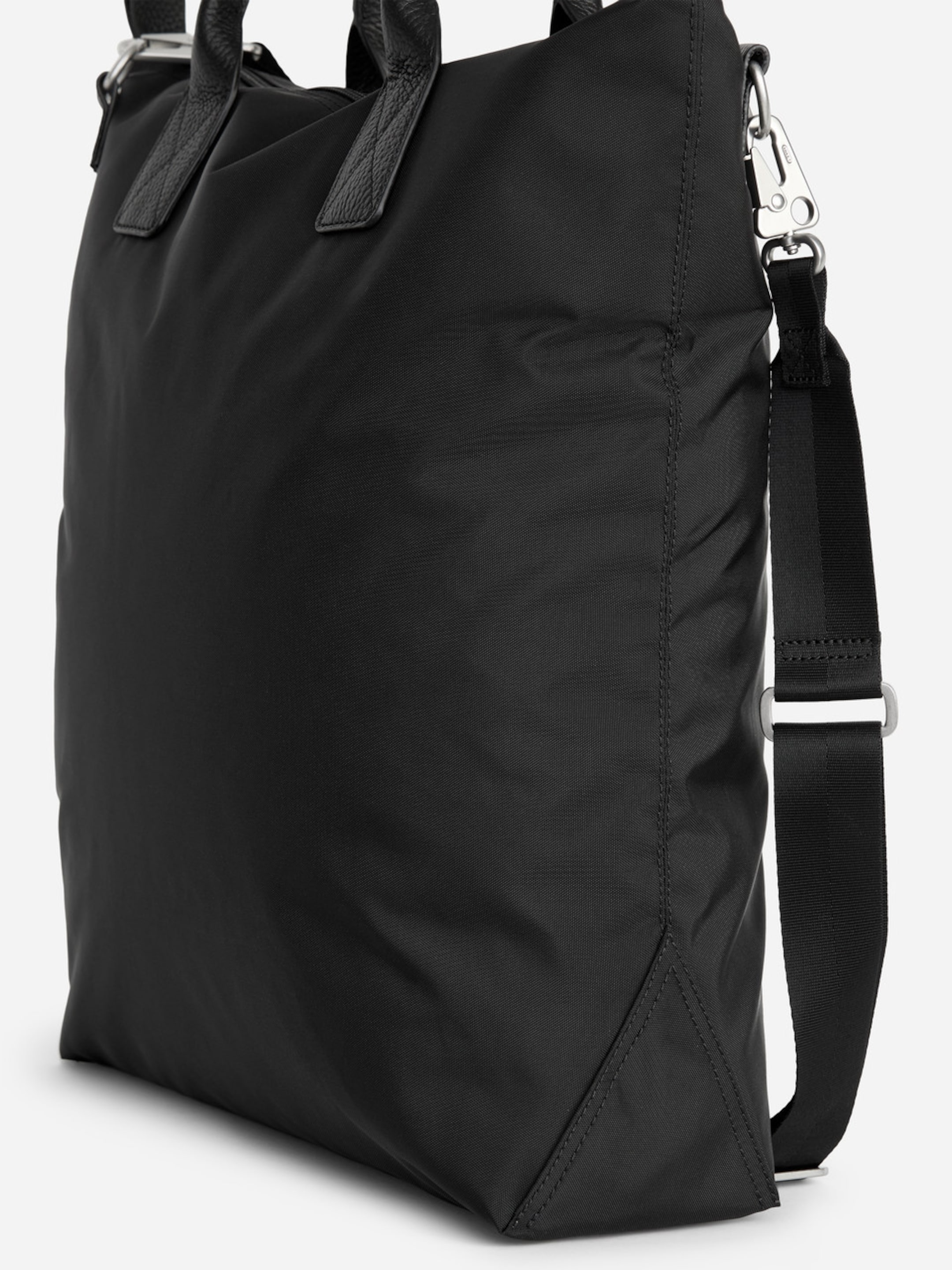Bolso tote de nailon y piel - Negro - men - StillMedia/DescriptiveDetail - 1