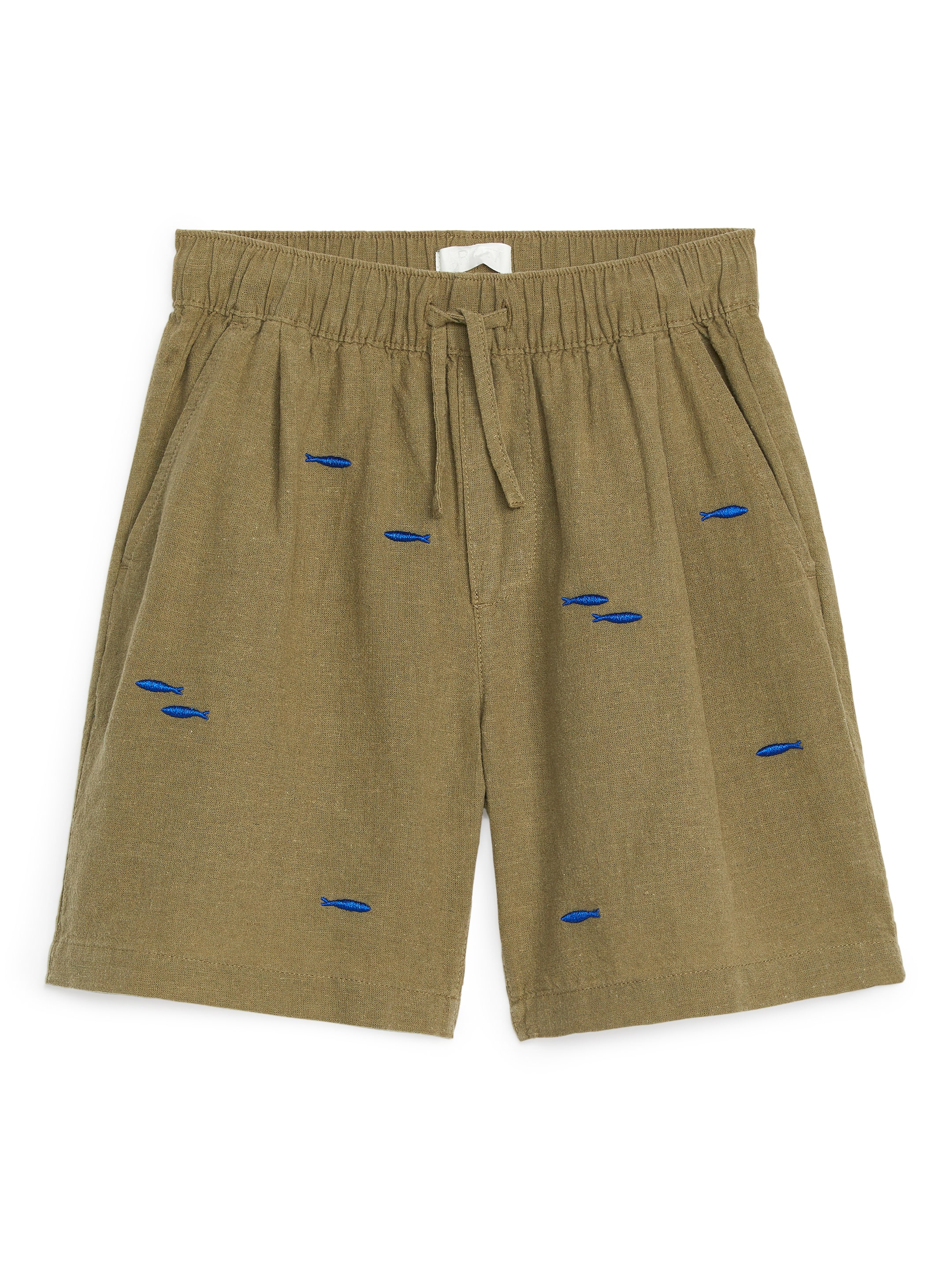 Größeres Bild ansehen: Bestickte Shorts - Khaki - Kids | H&M DE 1