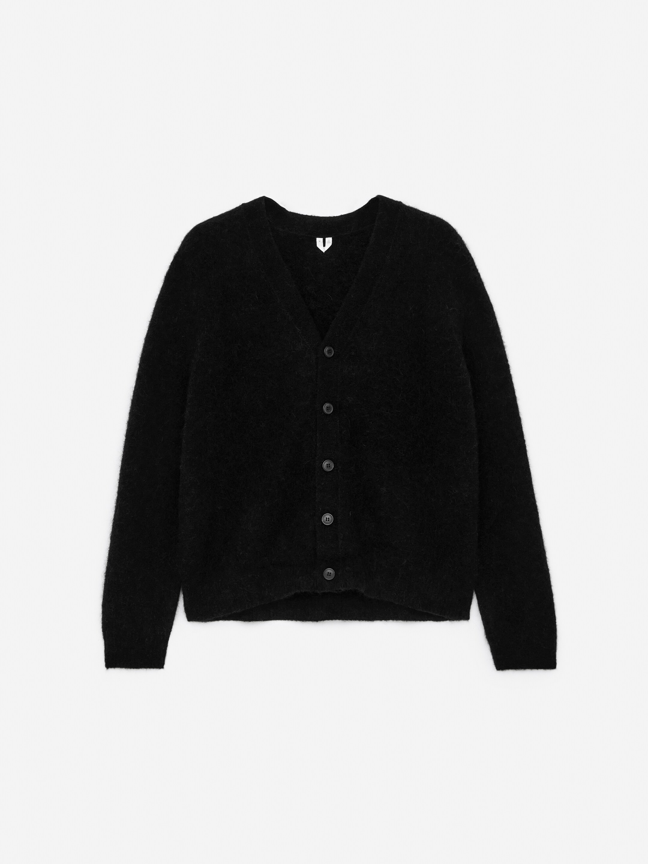 Visa större bild: Kofta i ull och alpacka - Svart - HERR | H&M FI 1