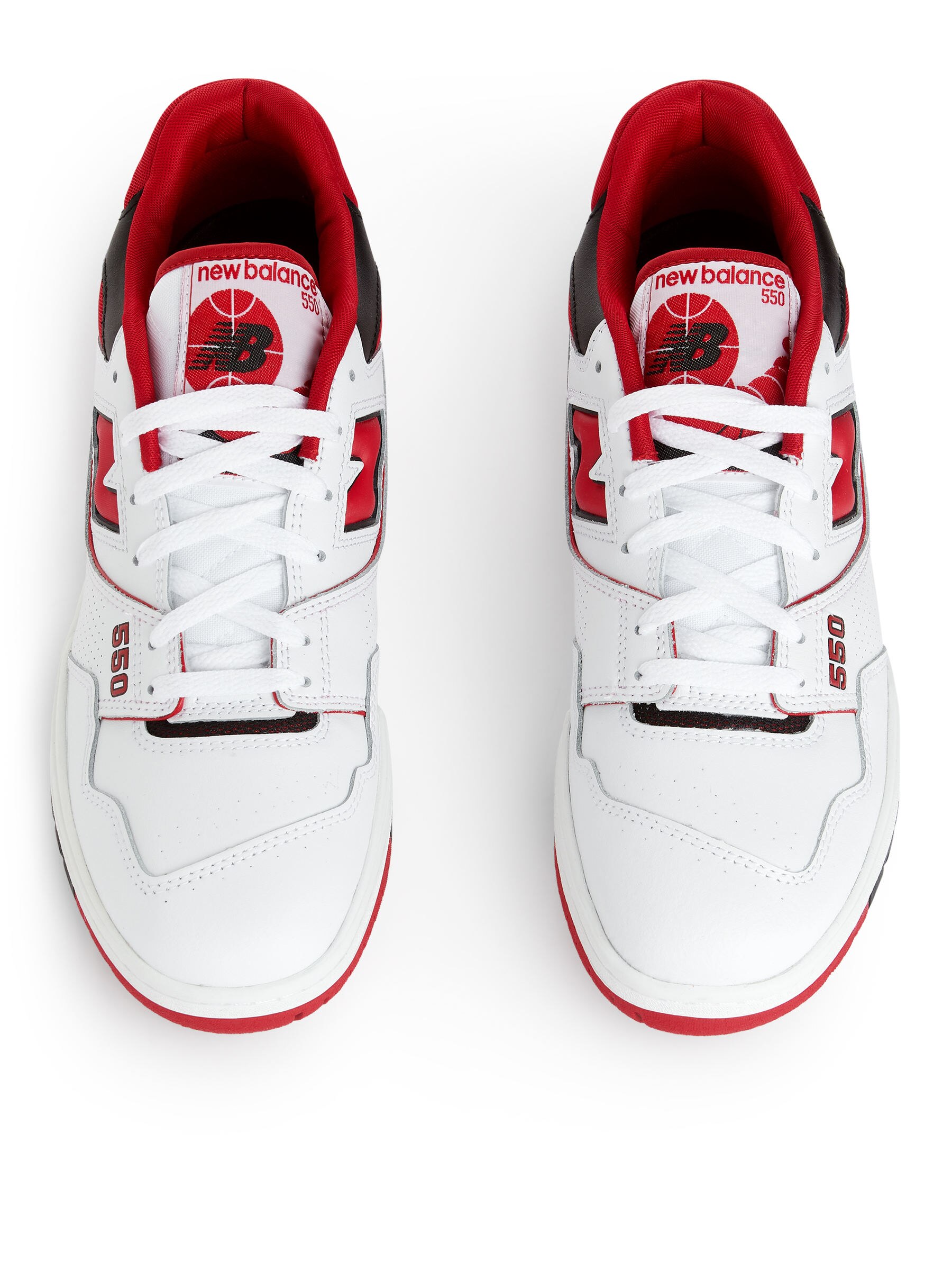 Zapatillas New Balance 550 - Blanco/rojo/negro - Men - StillMedia/DescriptiveStillLife - 4