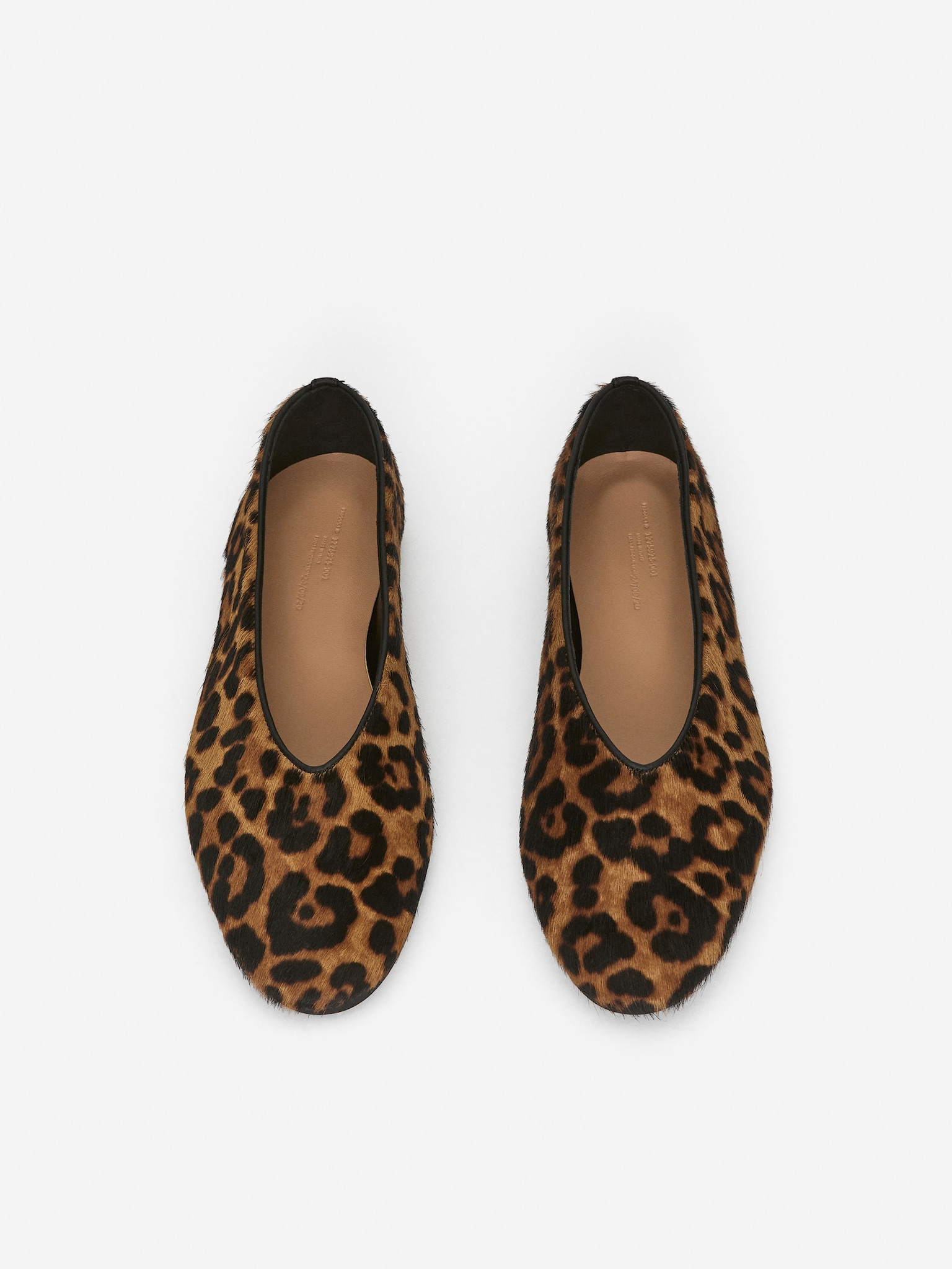 Leather Ballerinas - Black - 3