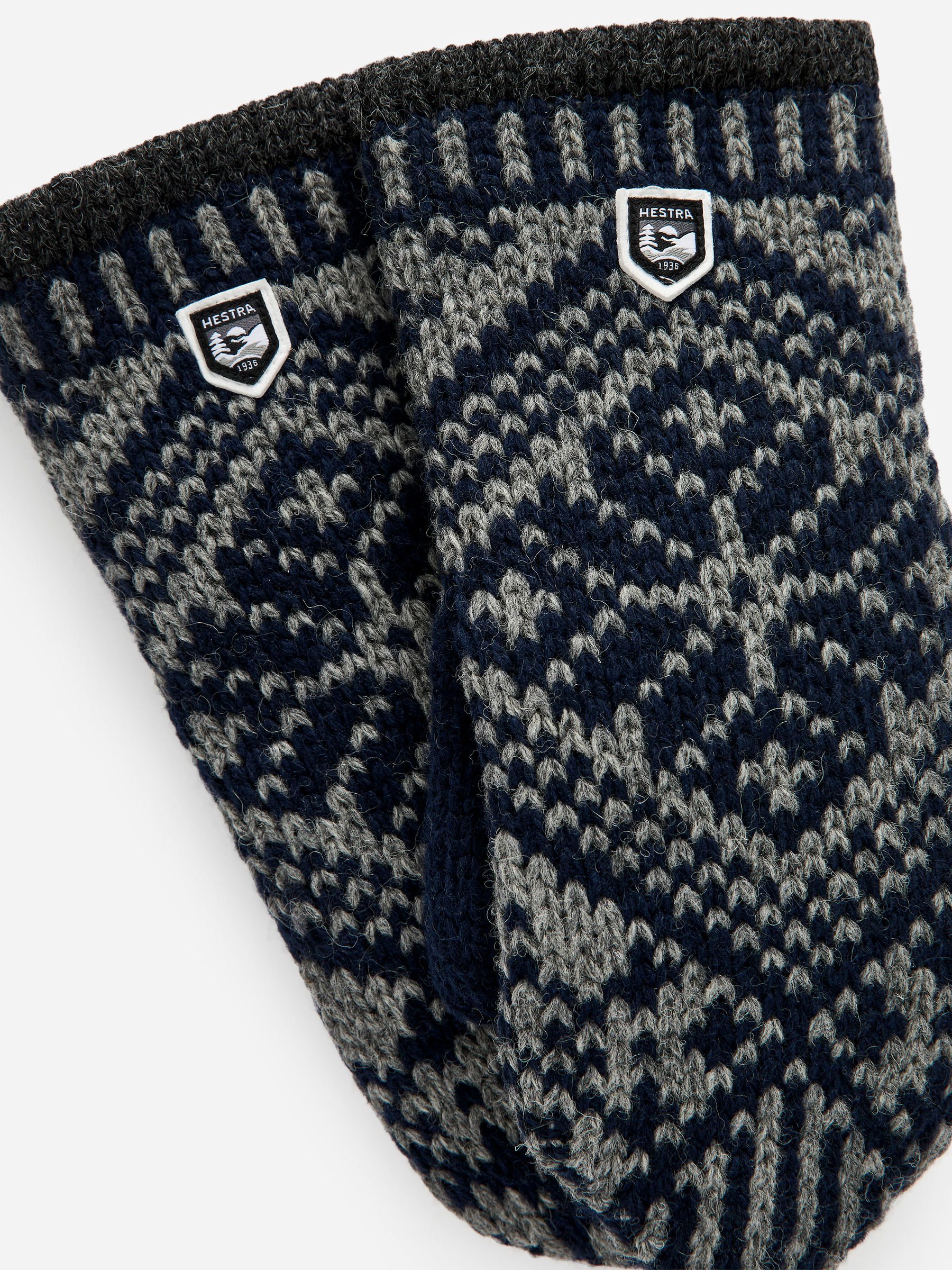 Hestra Nordic Wool Mittens - Blue/Grey - Men - StillMedia/DescriptiveDetail - 2