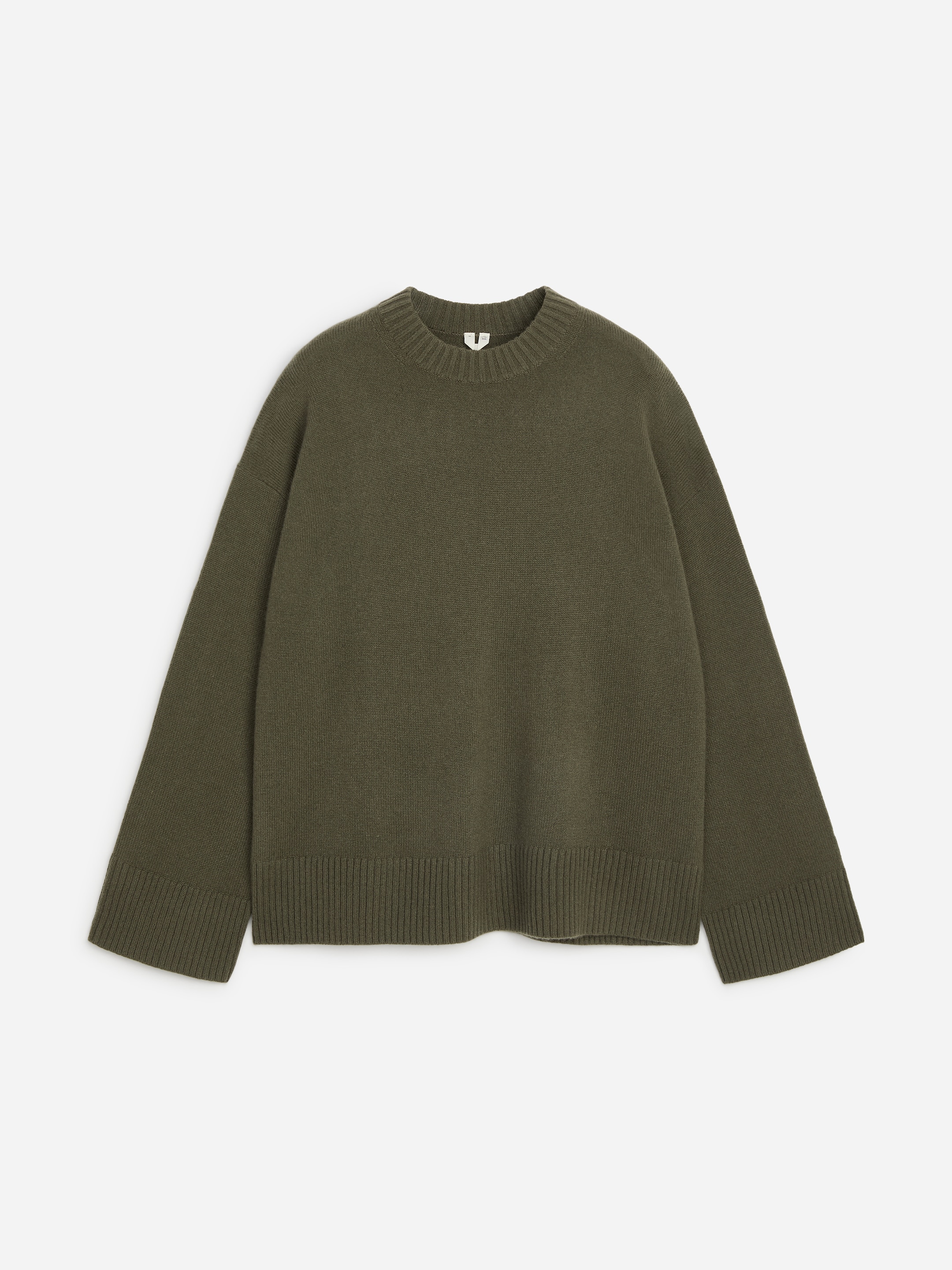 Oversized Pure Cashmere Jumper​-#525346-20647
