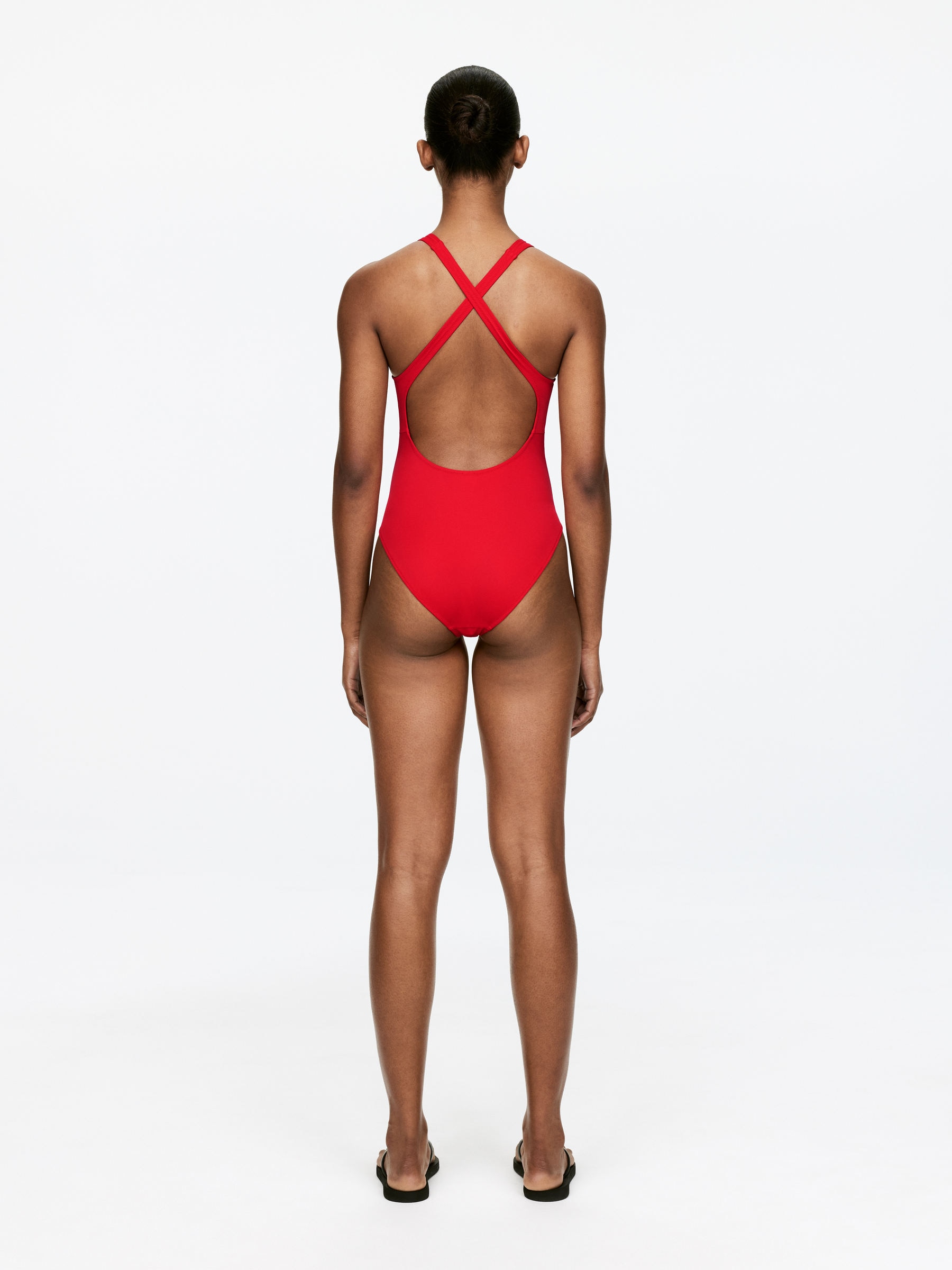 Racerback Swimsuit - Red - Women - StillMedia/Lookbook - 4