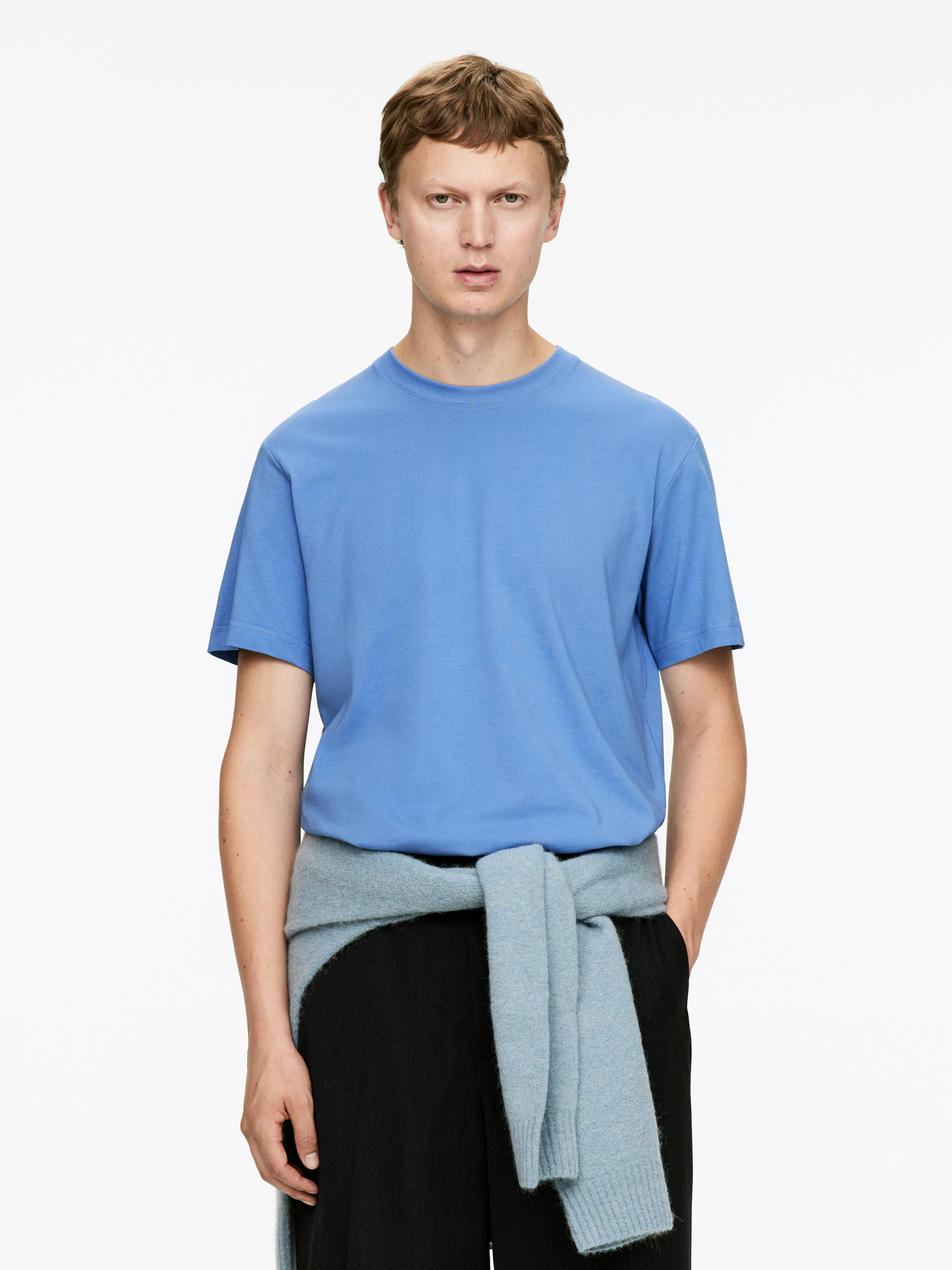 170 GSM Regular T-Shirt - Mid Blue - Regular fit - Men - StillMedia/Lookbook - 7