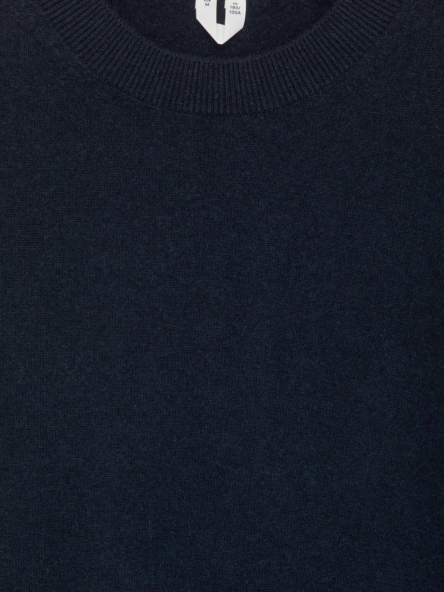 Pull à col rond en cachemire - Bleu foncé - 4