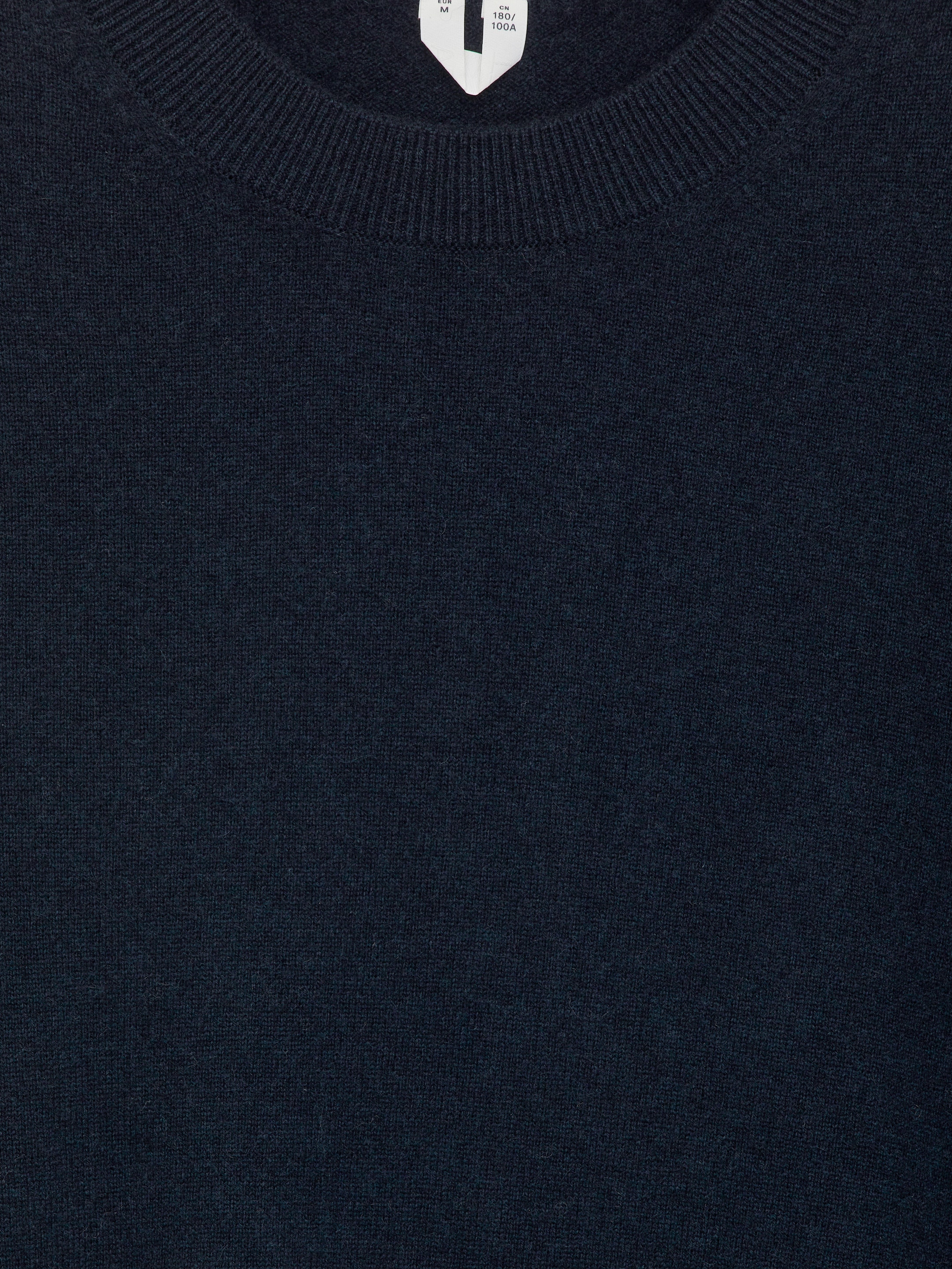 Jersey de cuello redondo en cachemir puro - Azul oscuro - Corte estándar - Men - StillMedia/DescriptiveDetail - 2