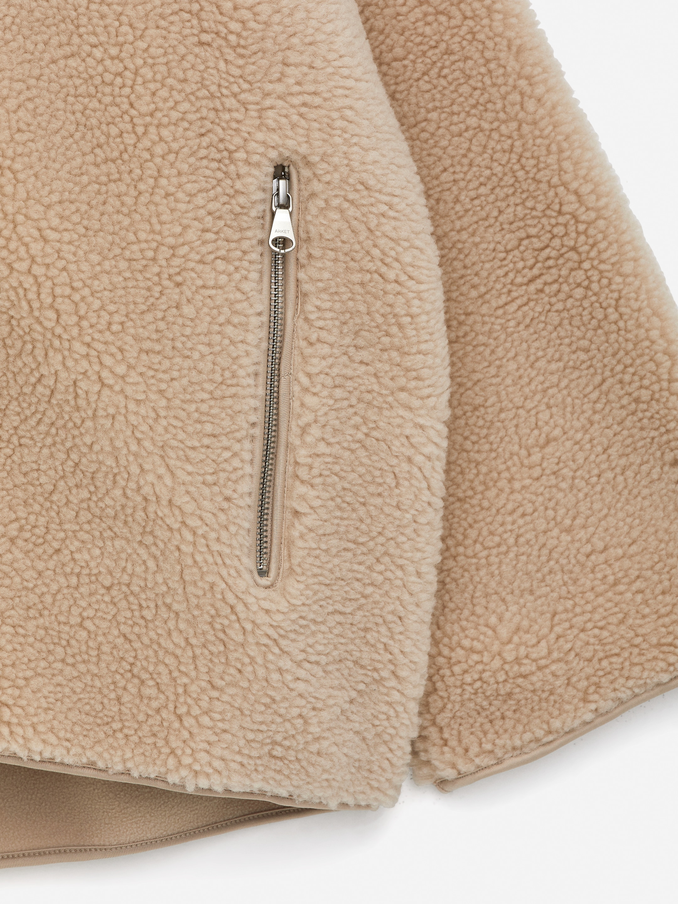 Pile Jacket - Light Beige - Regular fit - Women - StillMedia/DescriptiveDetail - 2