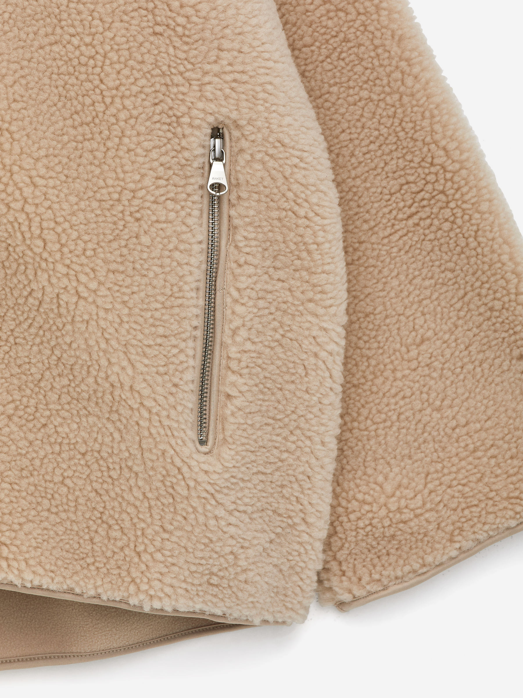 Pile Jacket - Light Beige - Regular fit - Women - StillMedia/DescriptiveDetail - 2