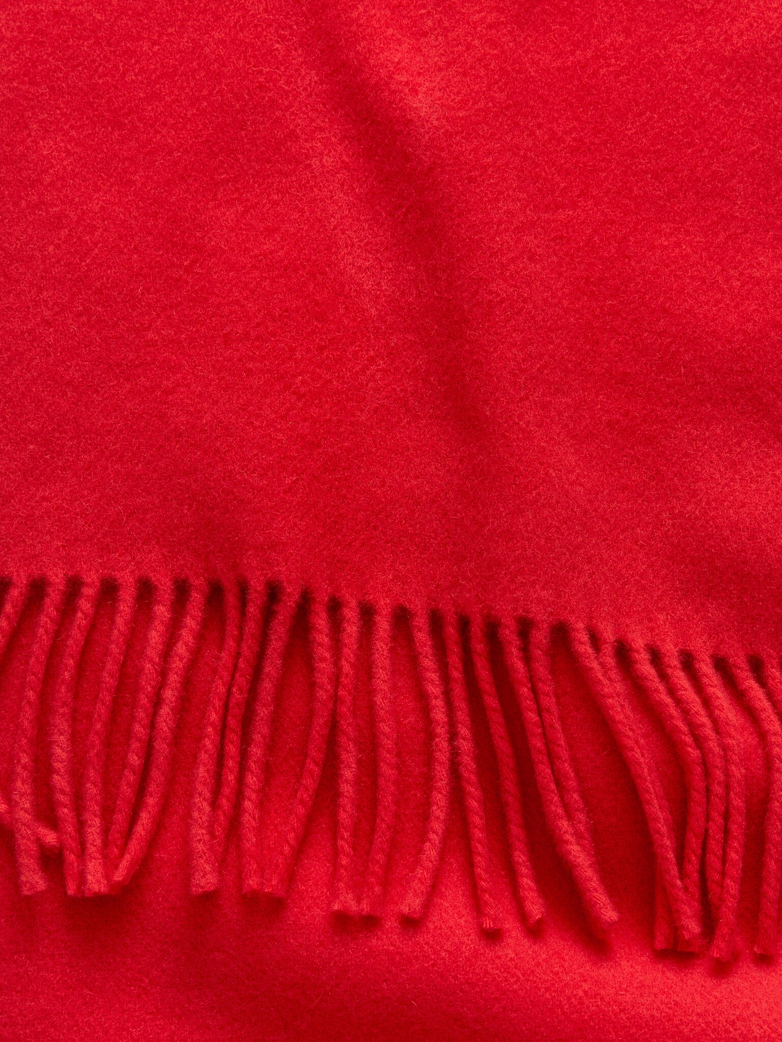 Écharpe en laine - Rouge/Marron - 4