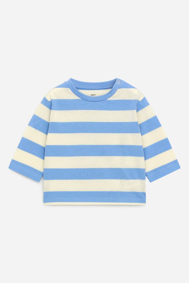 Long Sleeve Top - Blue/Butter/Pink/Lilac - 1