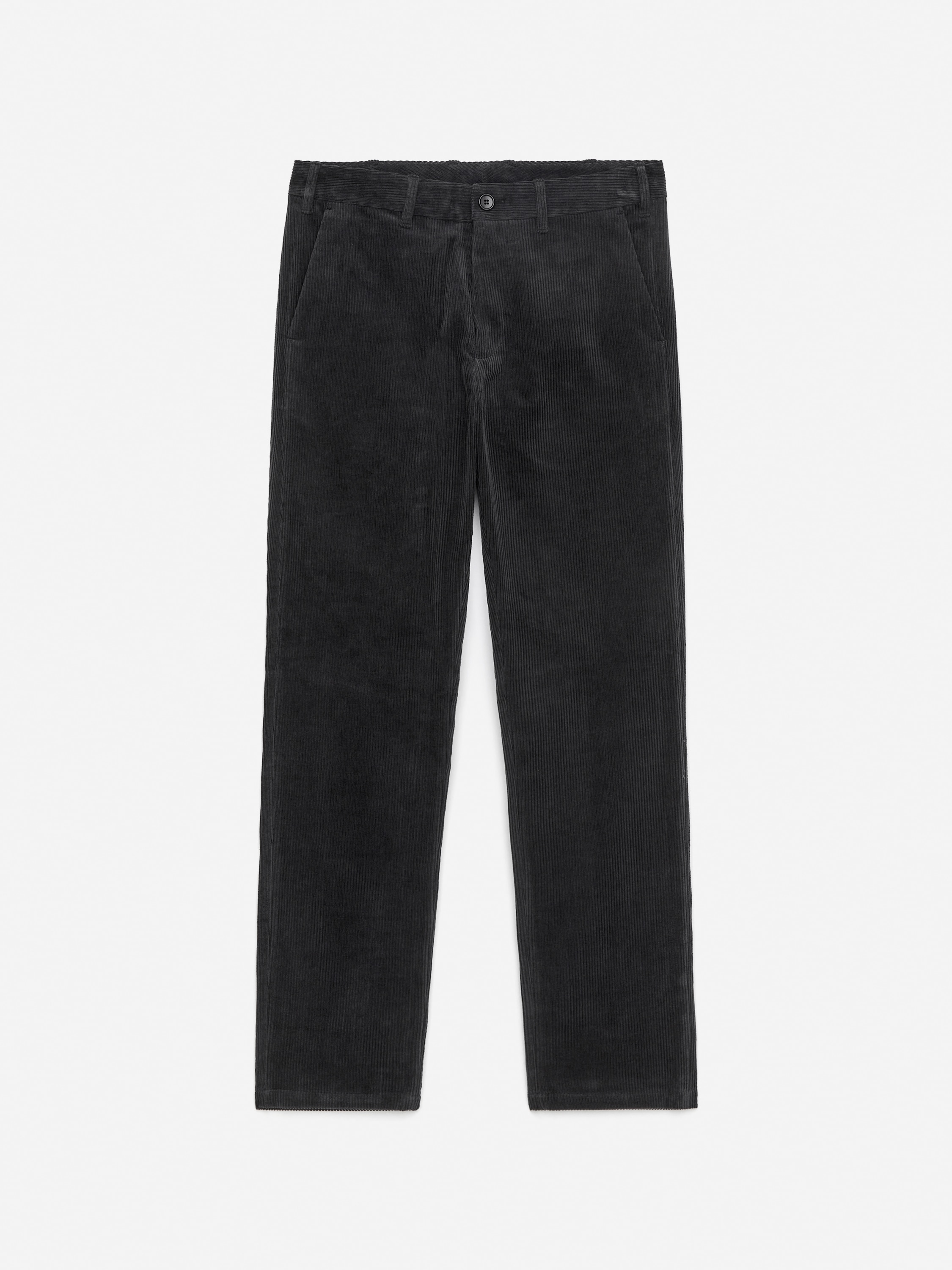 Straigh-Fit Corduroy Chinos - Black/Dark Blue