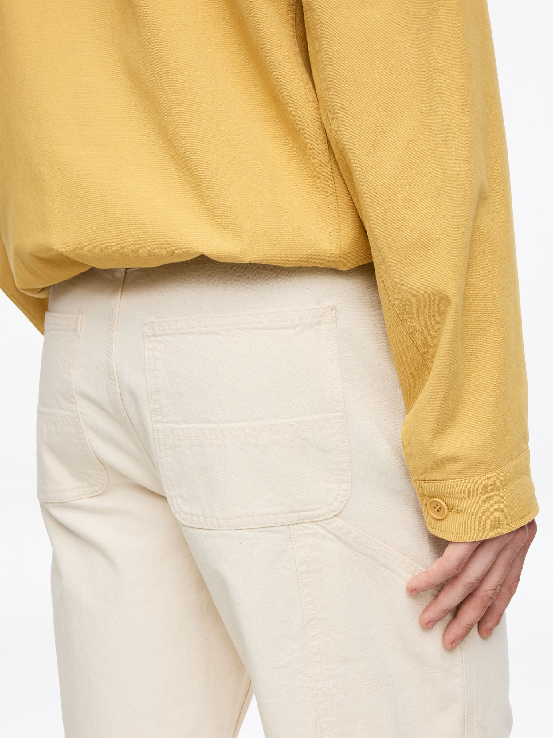 Jeansshorts im Workwear-Look - Ecru - Relaxed Fit - Herren - StillMedia/Lookbook - 4