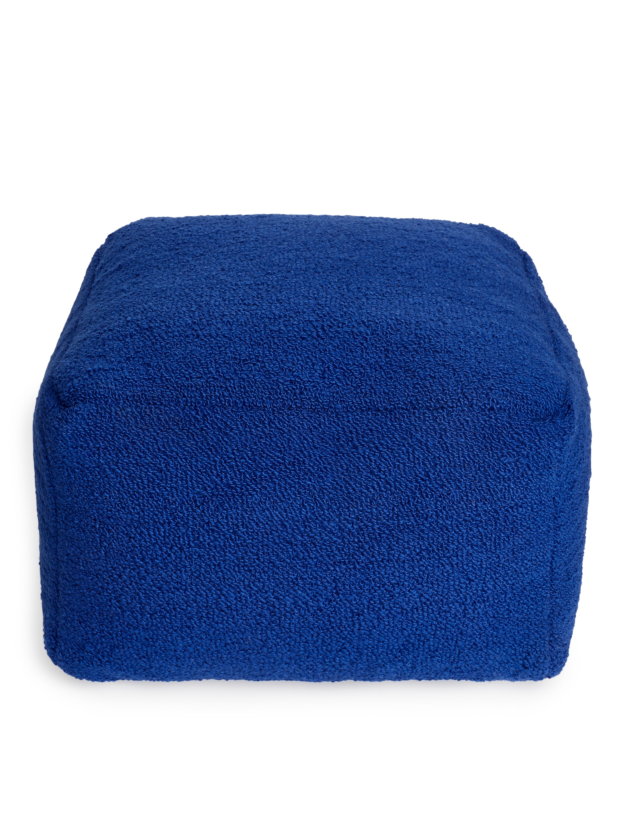 Sittpuff i bomulls- och ullblandning - Blå - Homeware - StillMedia/DescriptiveStillLife - 1