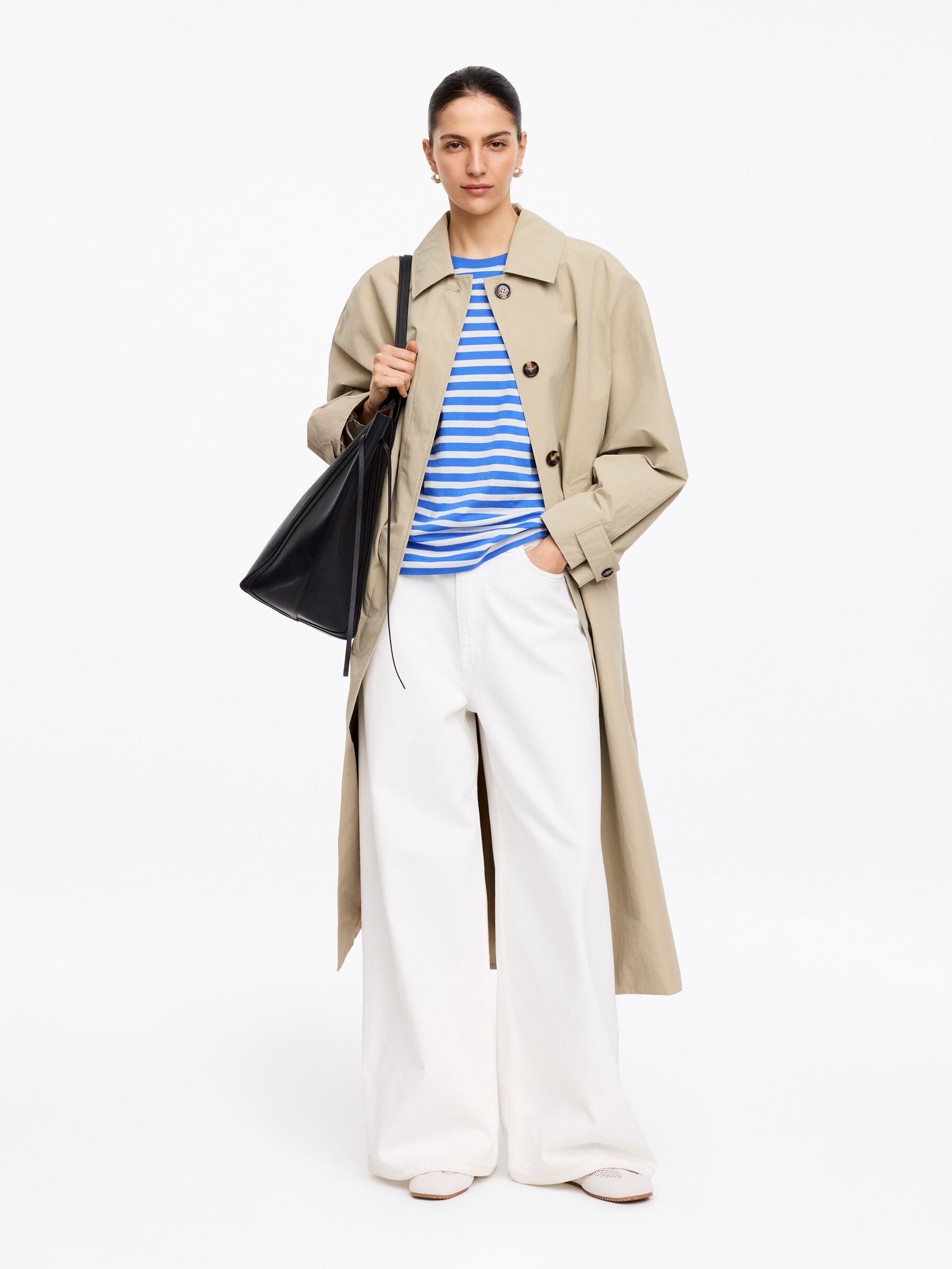 Camiseta clásica LILY - Azul/blanco - Corte estándar - Women - StillMedia/Lookbook - 5