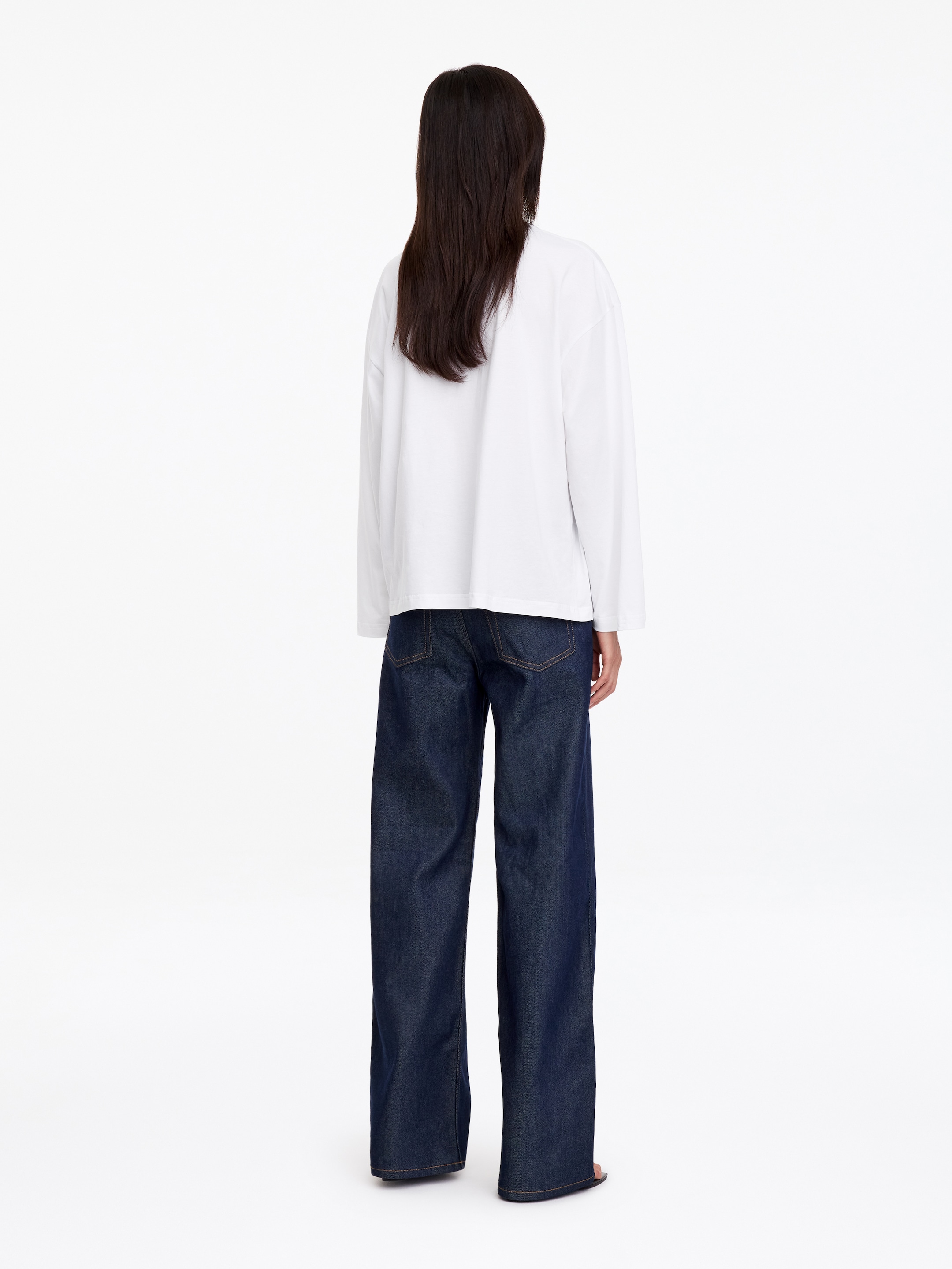 T-shirt a maniche lunghe con taglio rilassato - Bianco - Oversize - women - StillMedia/Lookbook - 8