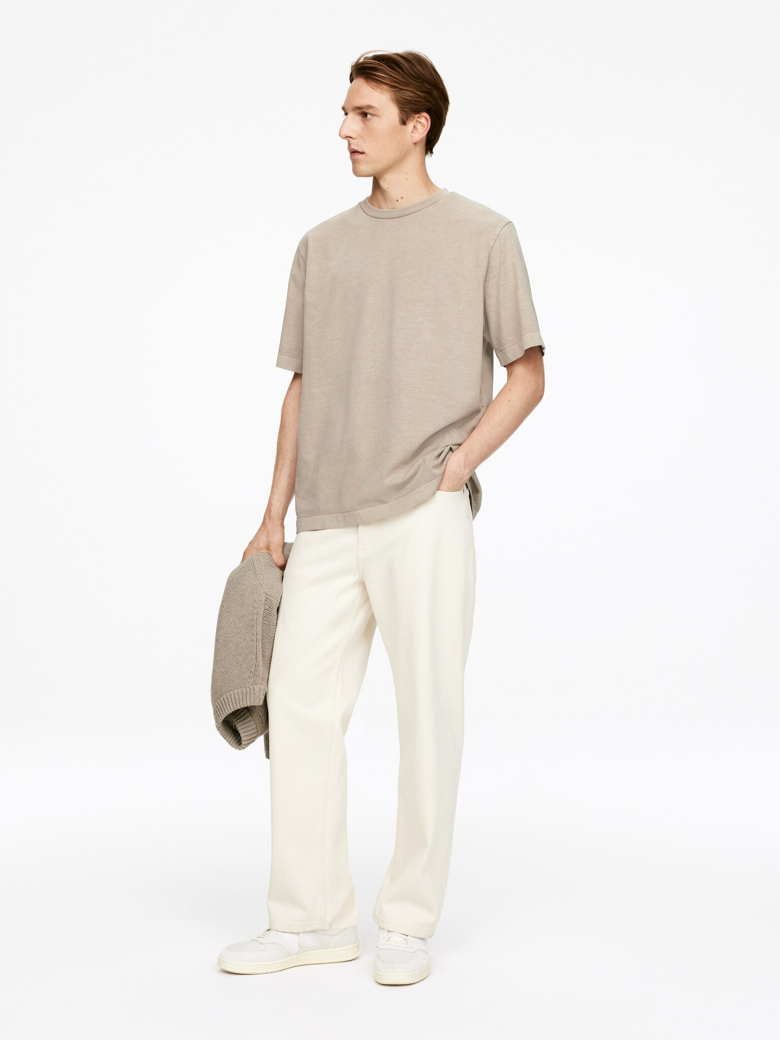T-shirt décontracté - Beige - 6
