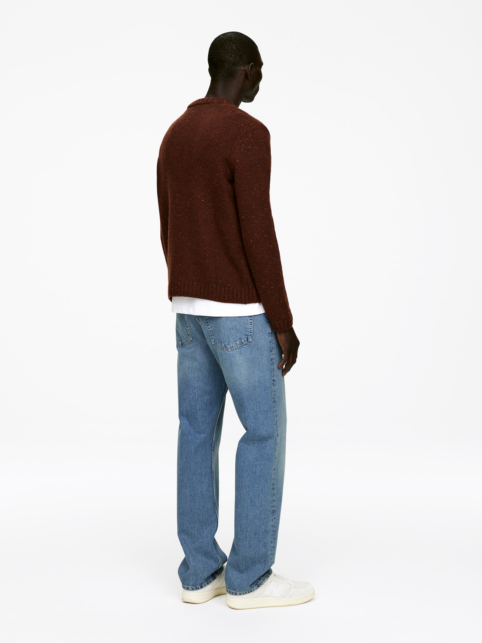 CLIFF regular fit rechte jeans - Middenblauw/Raw blue - 5