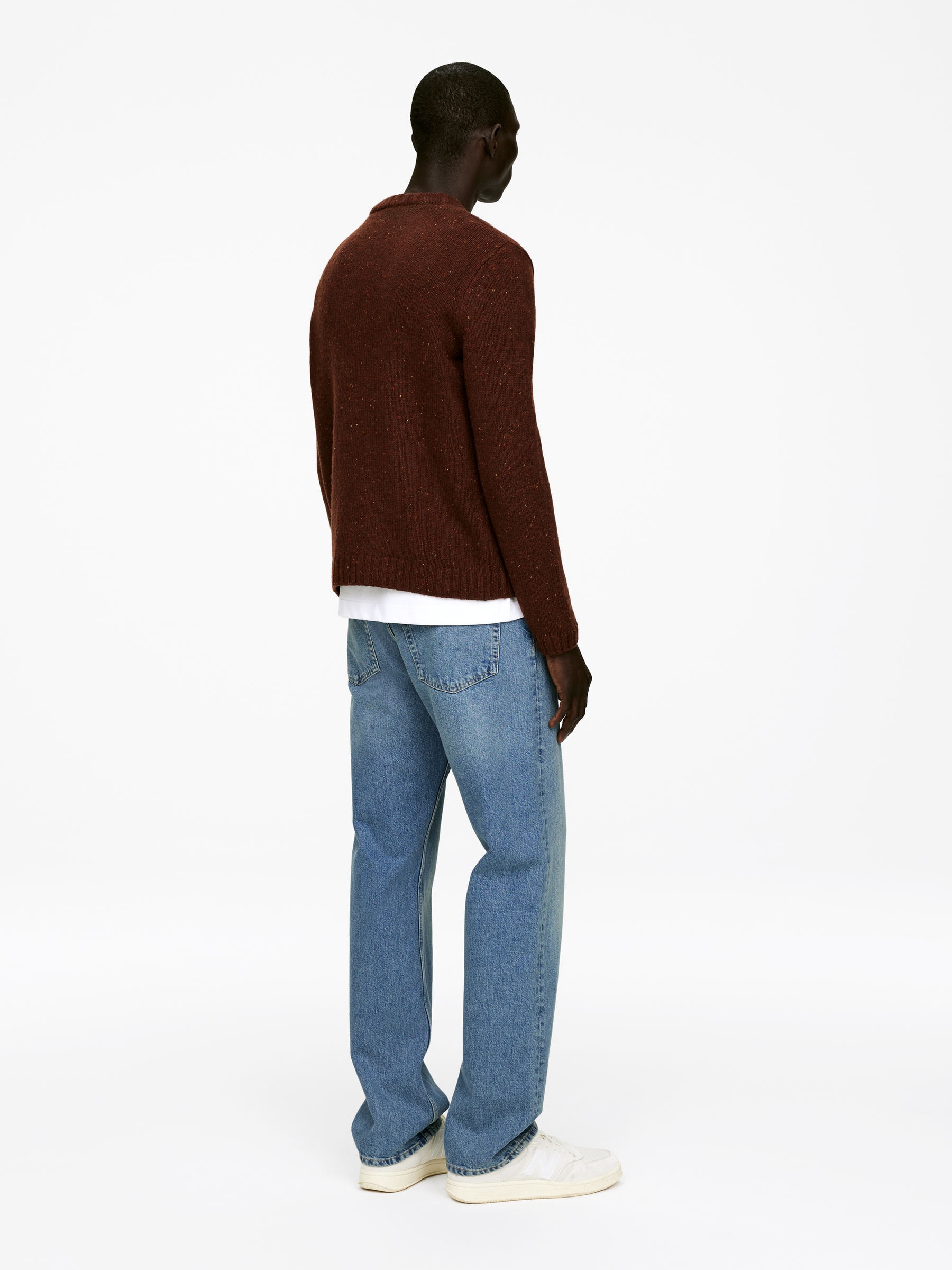 Jean droit classique CLIFF - Bleu moyen - Regular fit - Homme - StillMedia/Lookbook - 5