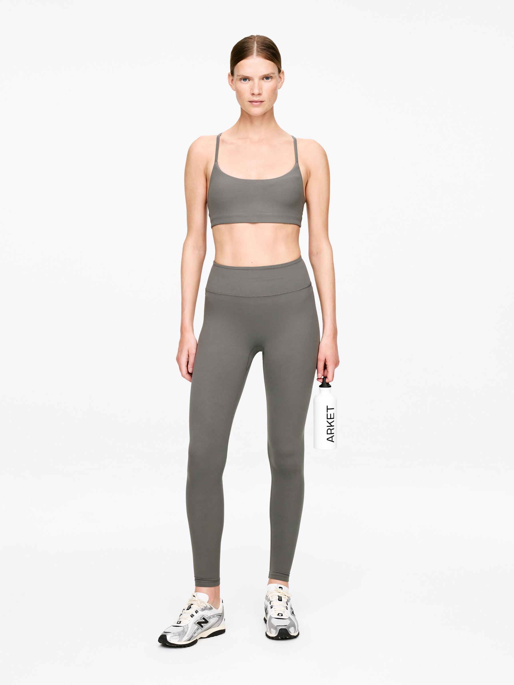 Soft Stretch Leggings-#5E5C5B-17936