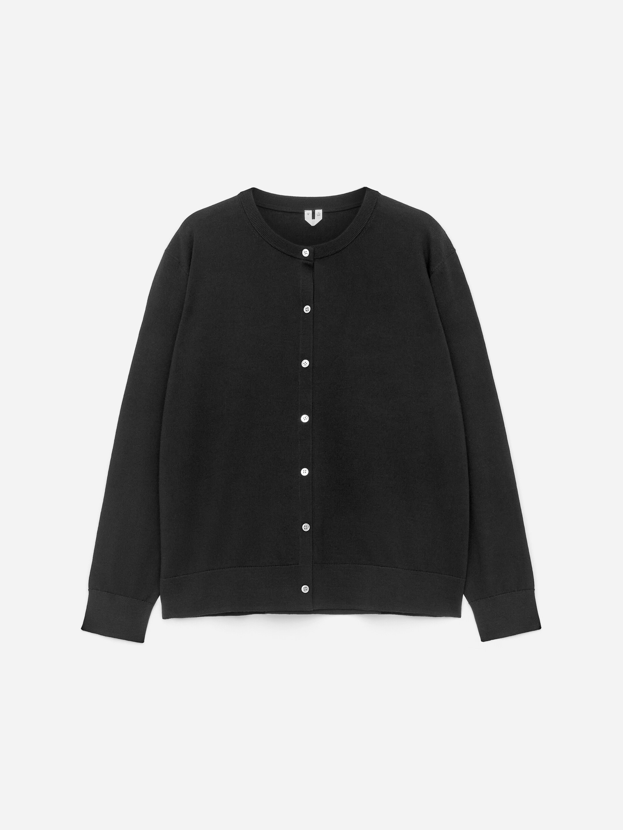 Zobacz większy obraz: Kardigan z wełny merynosów - Czarny - ONA | H&M PL 1