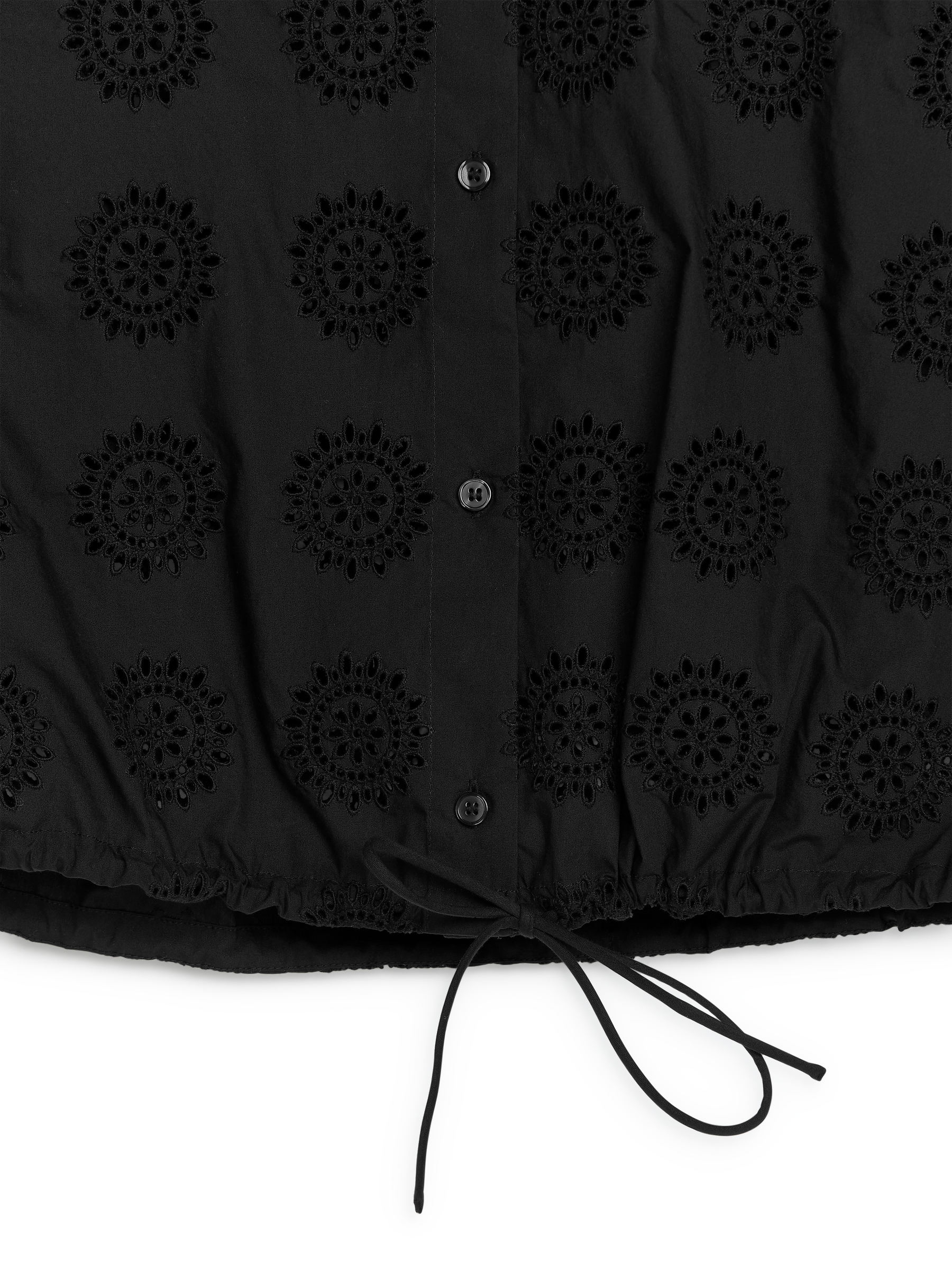 Broderie Anglaise Blouse - Black - Regular fit - Women - StillMedia/DescriptiveDetail - 1