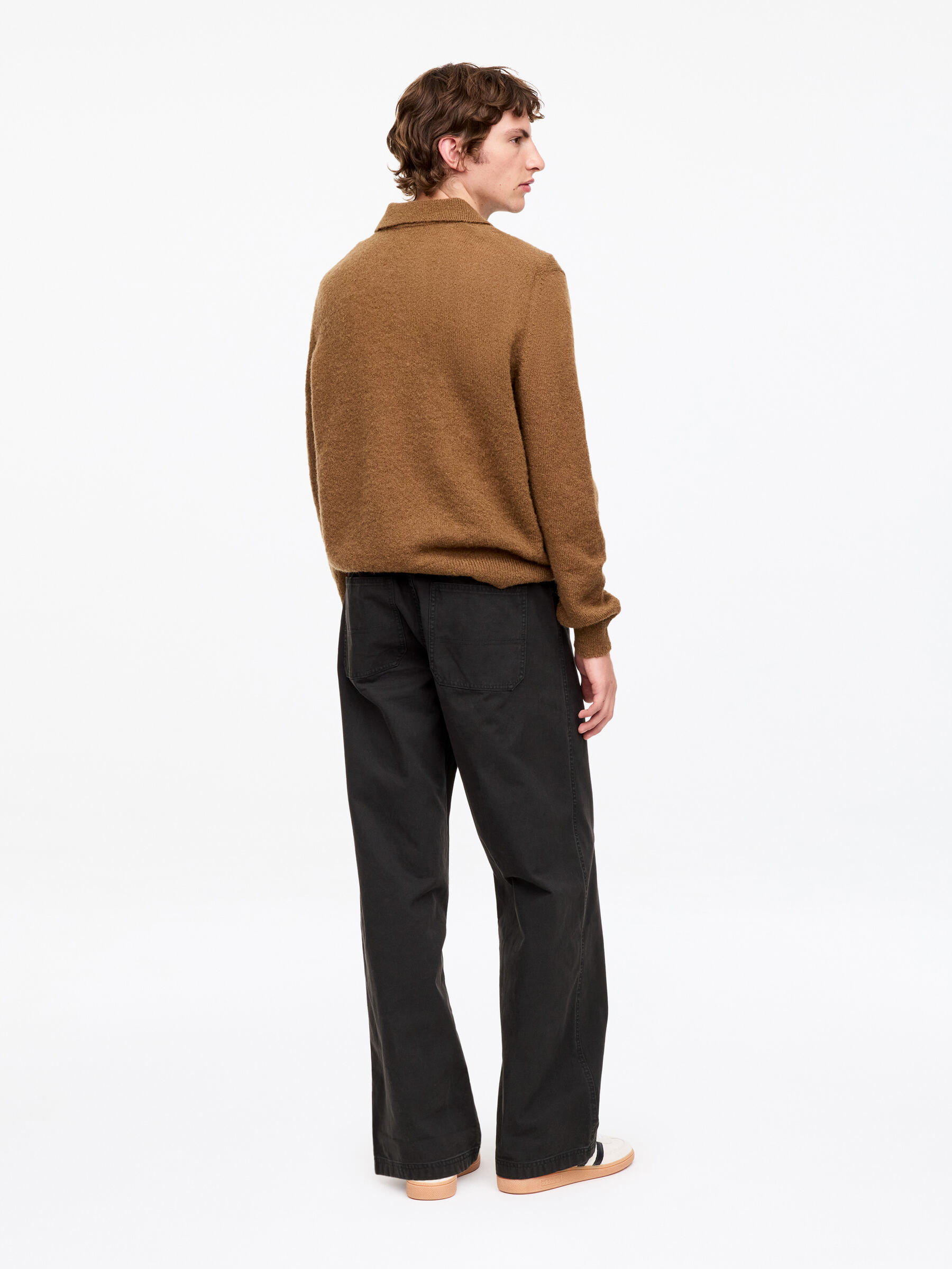 Relaxed Canvas Trousers - Black - Relaxed fit - Men - StillMedia/Lookbook - 7
