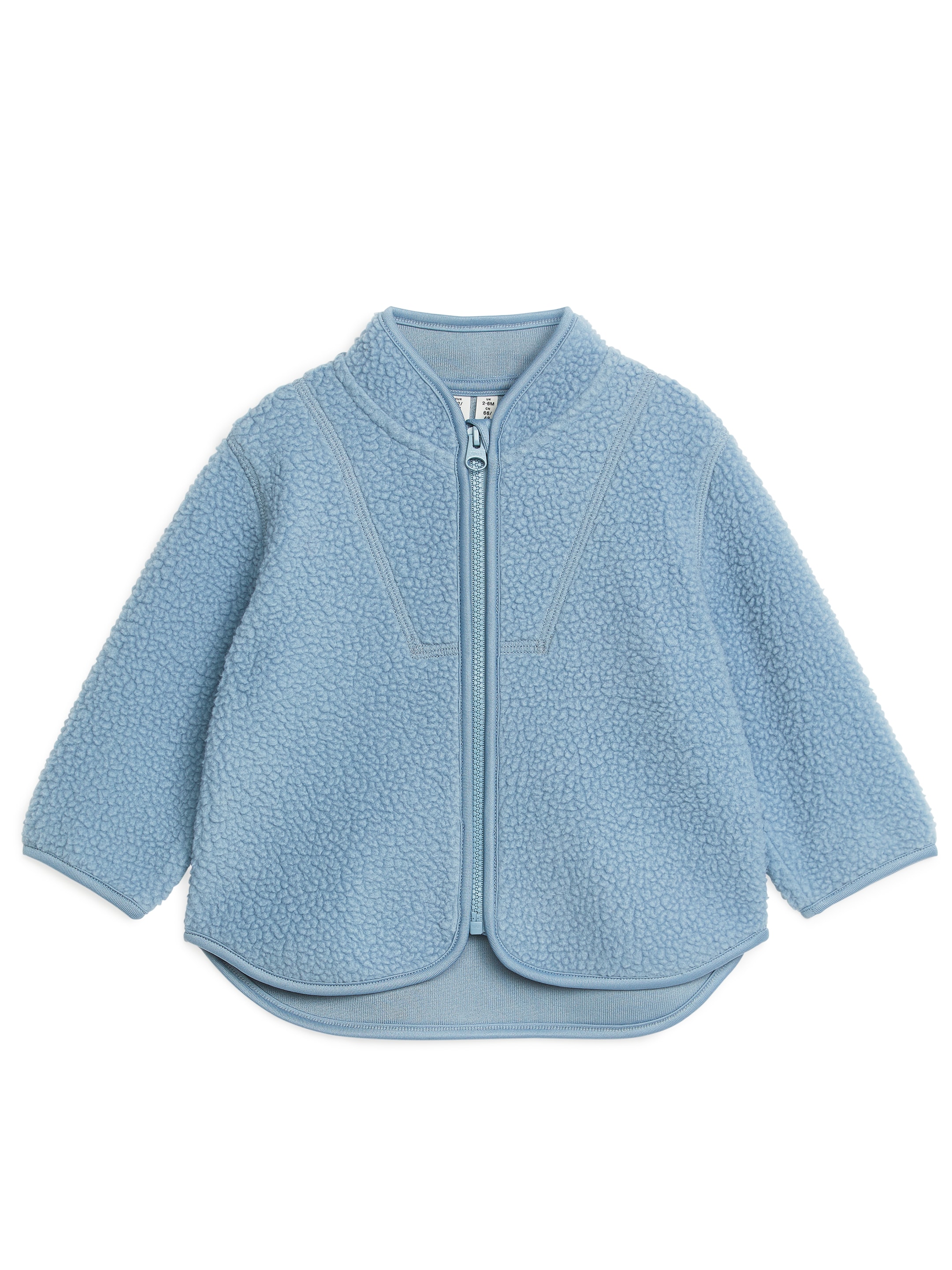 Fleece Jacket - Dusty Light Blue - Regular fit - Children - StillMedia/DescriptiveStillLife - 2