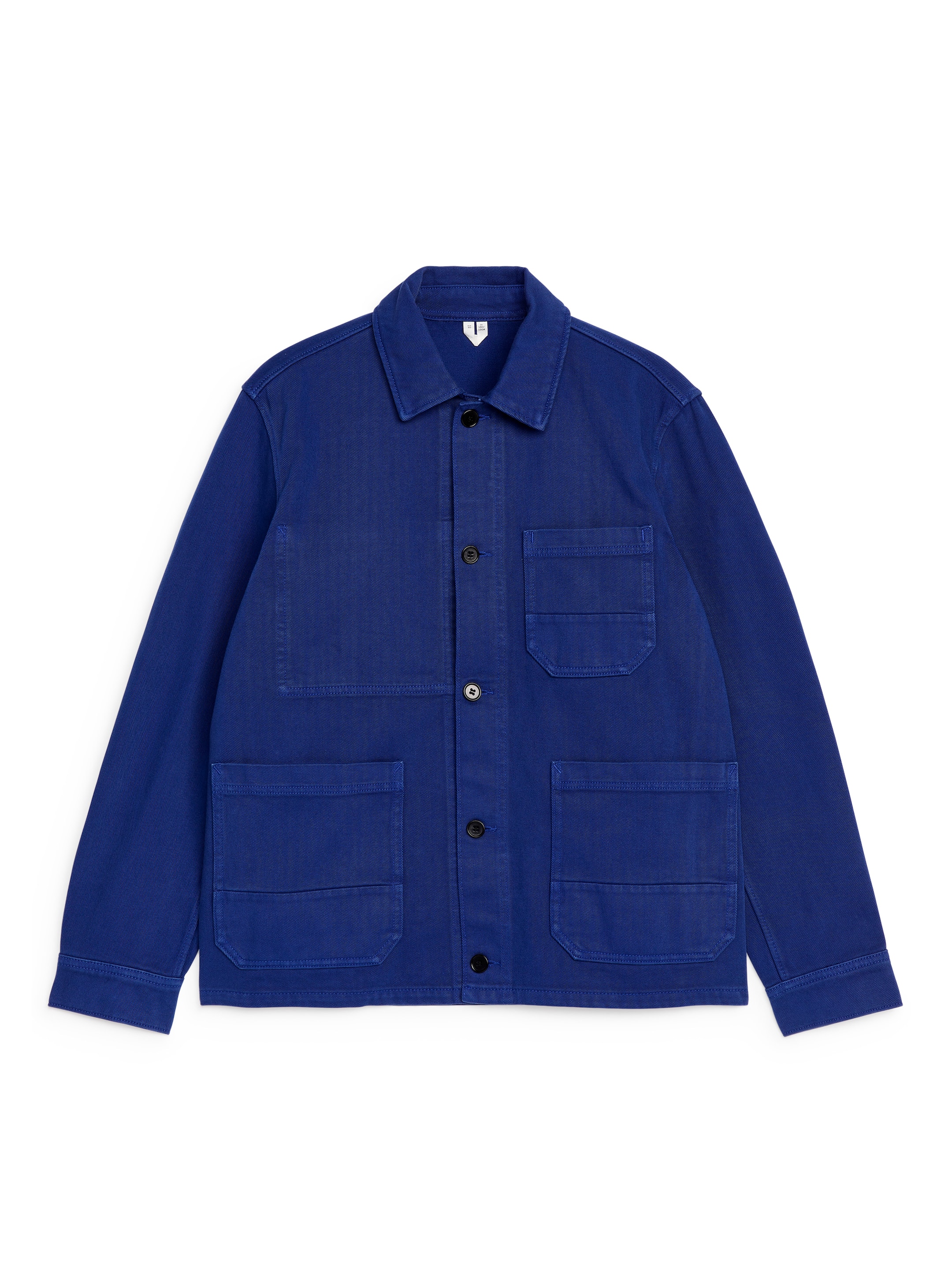 Ingrandisci l'immagine: Overdyed Twill Overshirt - Bright Blue - UOMO | H&M CH 1