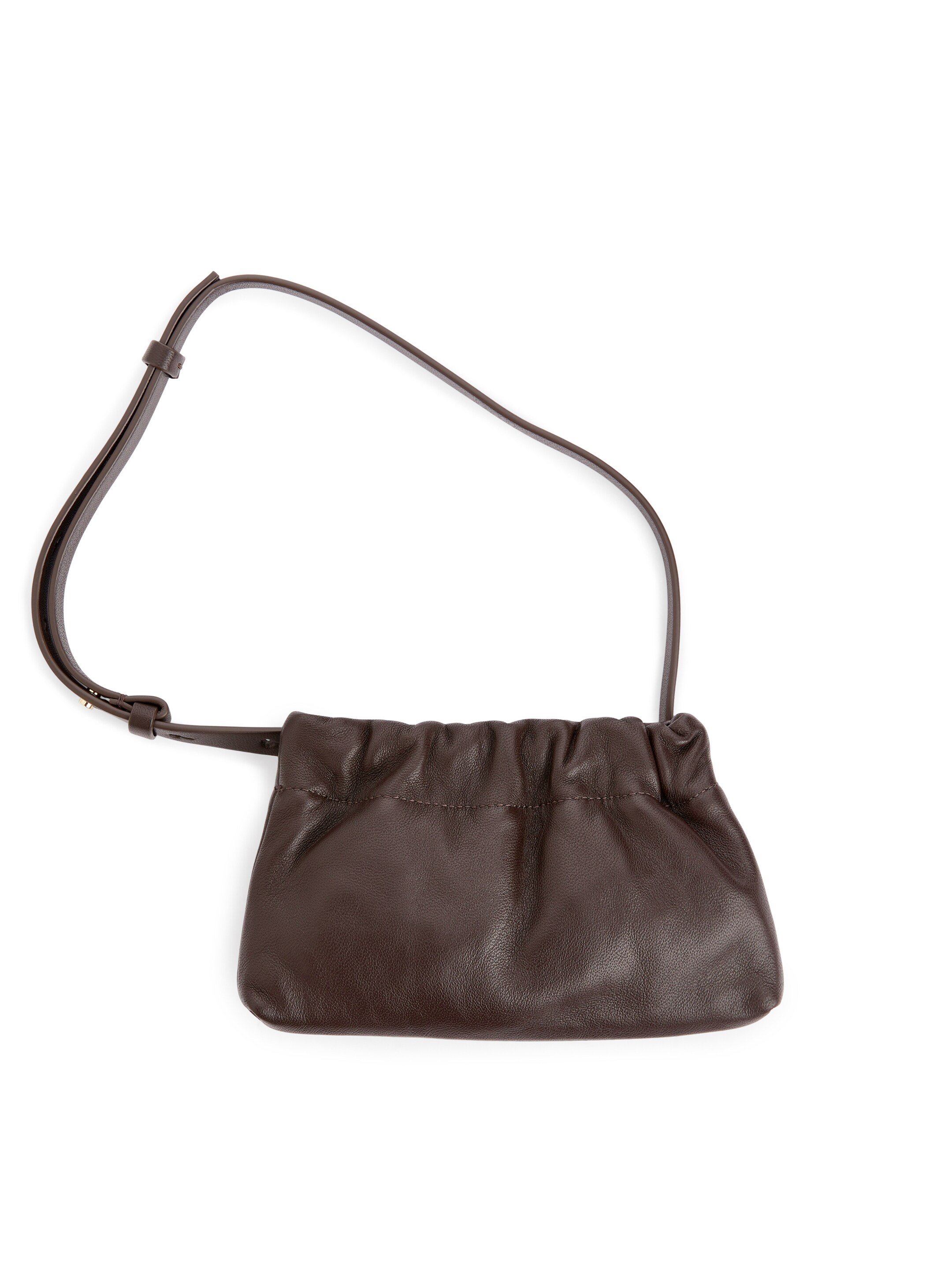 Gürteltasche aus Leder - Dunkelbraun - Damen - StillMedia/DescriptiveStillLife - 1