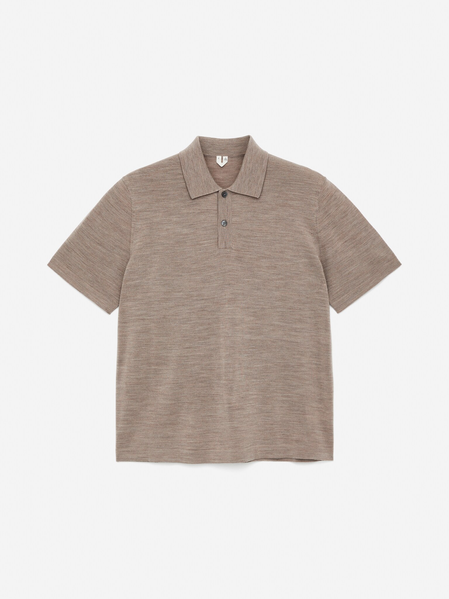 Polo in lana - Beige/Blu scuro